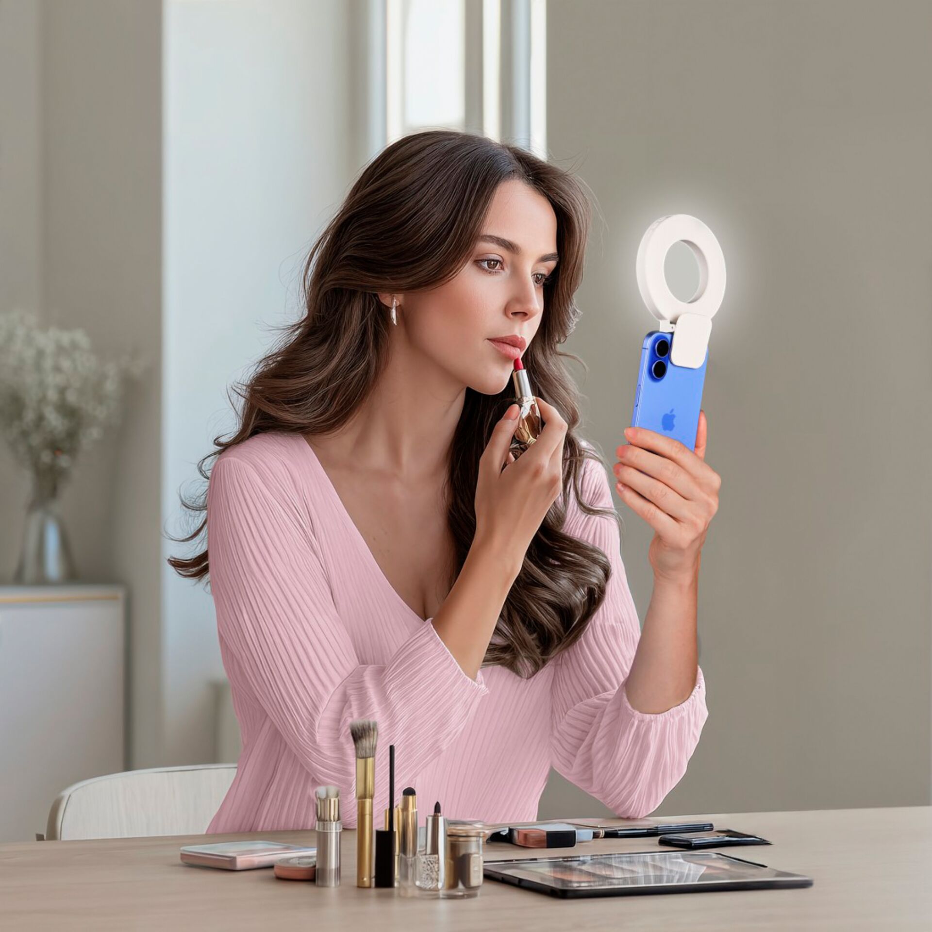 Kopf, Person, Gesicht, Kosmetik, Lippenstift