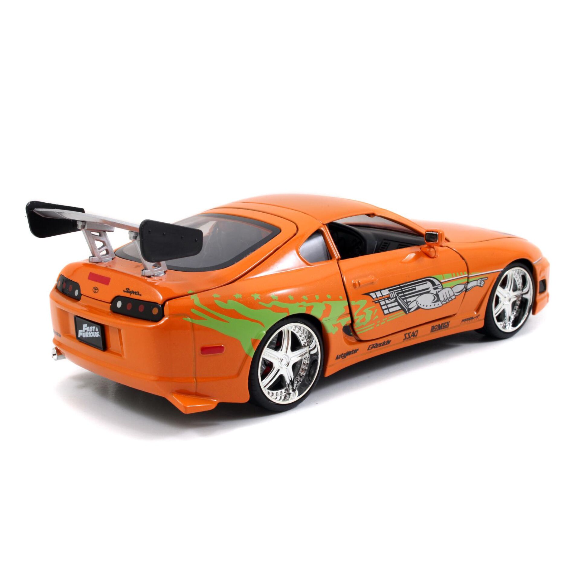 Modelauto, Orange, Rennsport, Spoiler, Aufdruck