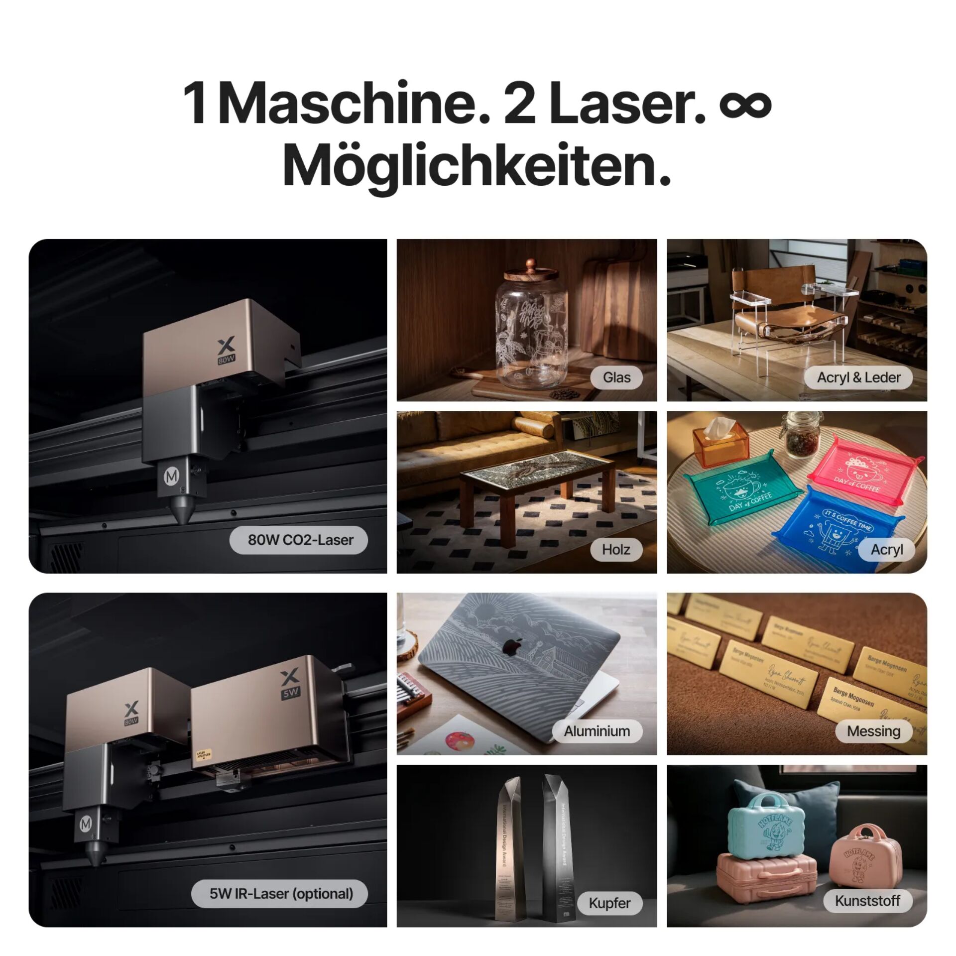 Laser, CO2-Laser, Maschine, Holz, Acryl