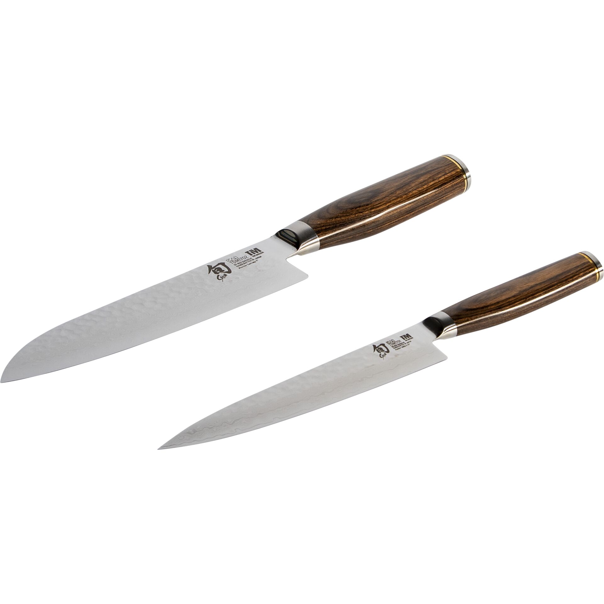 Kochmesser, Nakiri, Damaststahl, Holzgriff, Küchenmesser