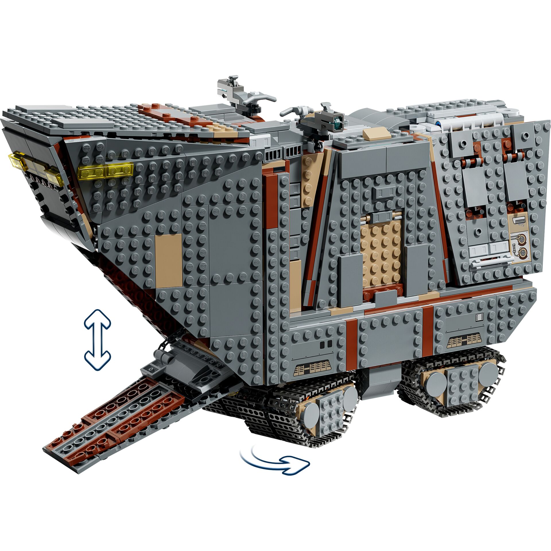 lego, spaceship, grau, bausteine, schienen