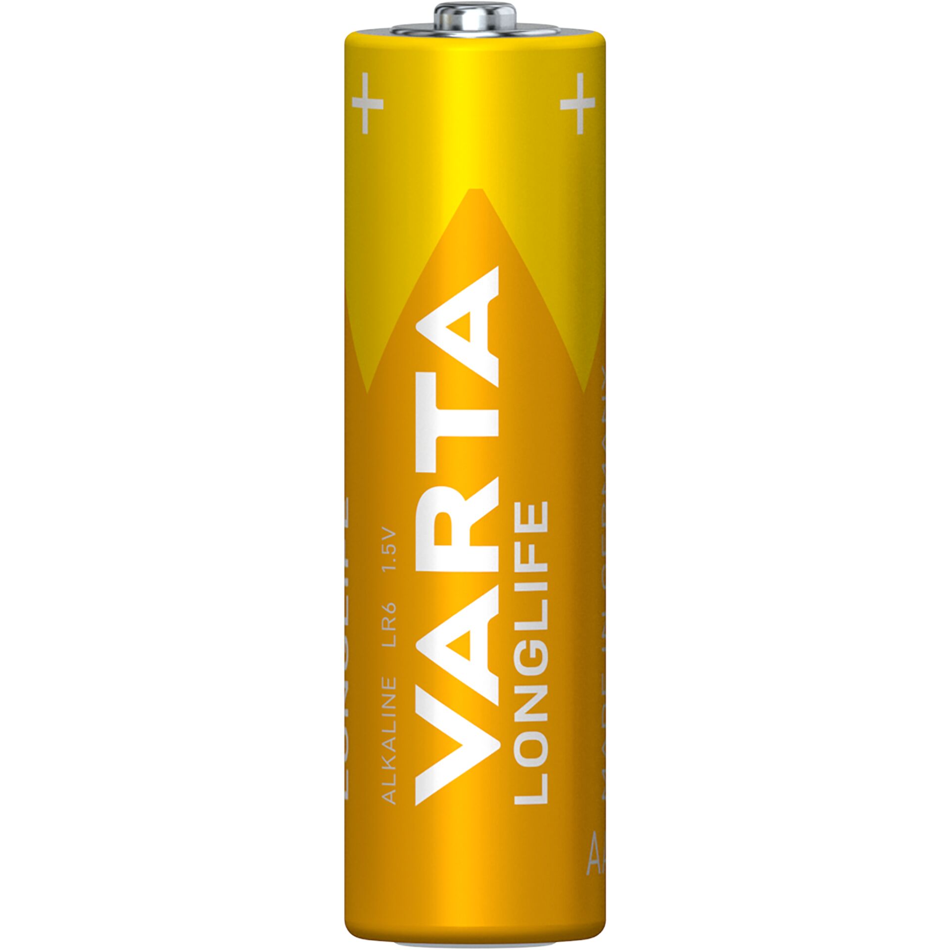 Batterie, Alkaline, AA, Langlebige Batterie, Zylindrisch