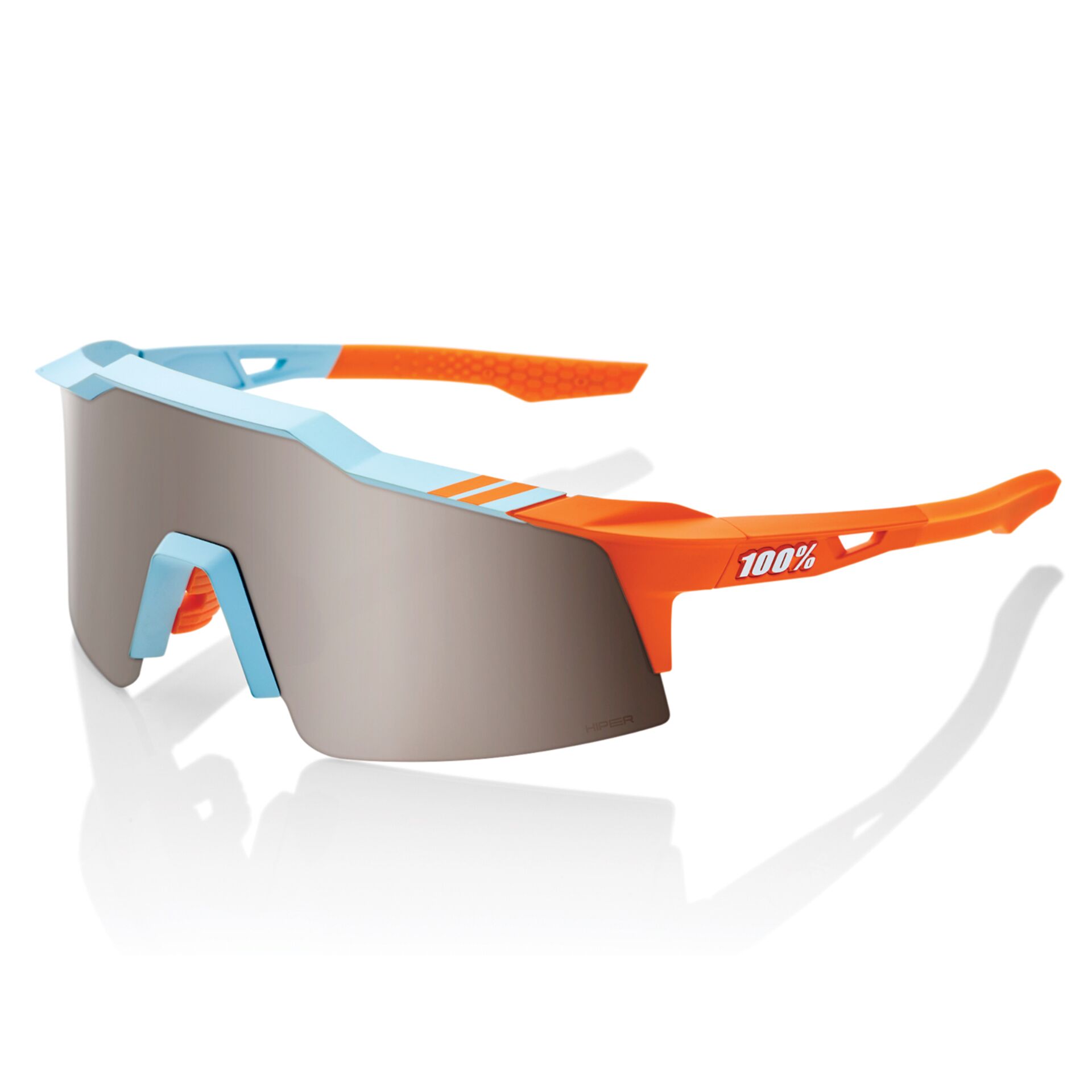 Sonnenbrille, Sportbrille, Rahmenlos, 100% Logo, UV-Schutz?