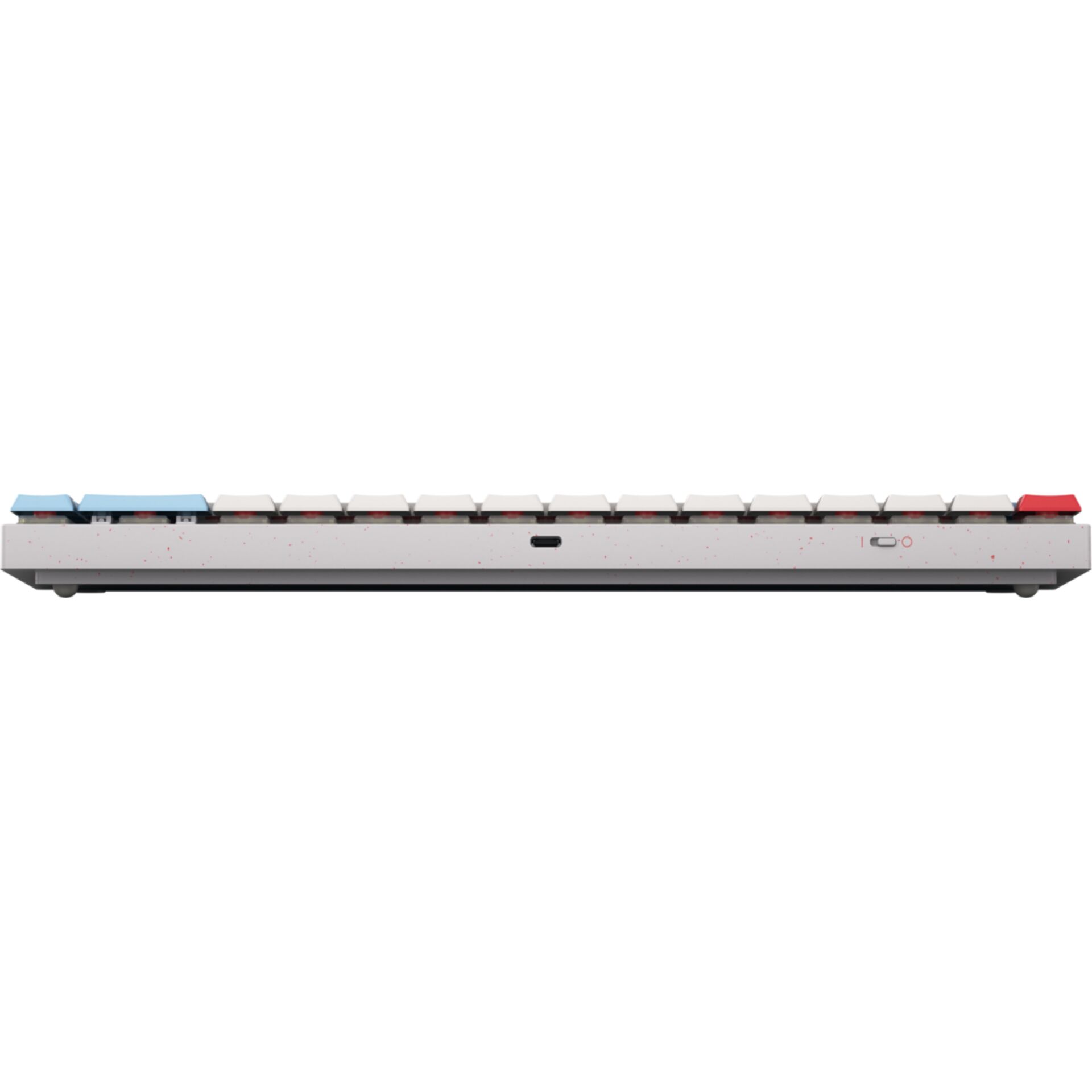 mechanische Tastatur, weiß, Split, RGB-Akzente, USB-C