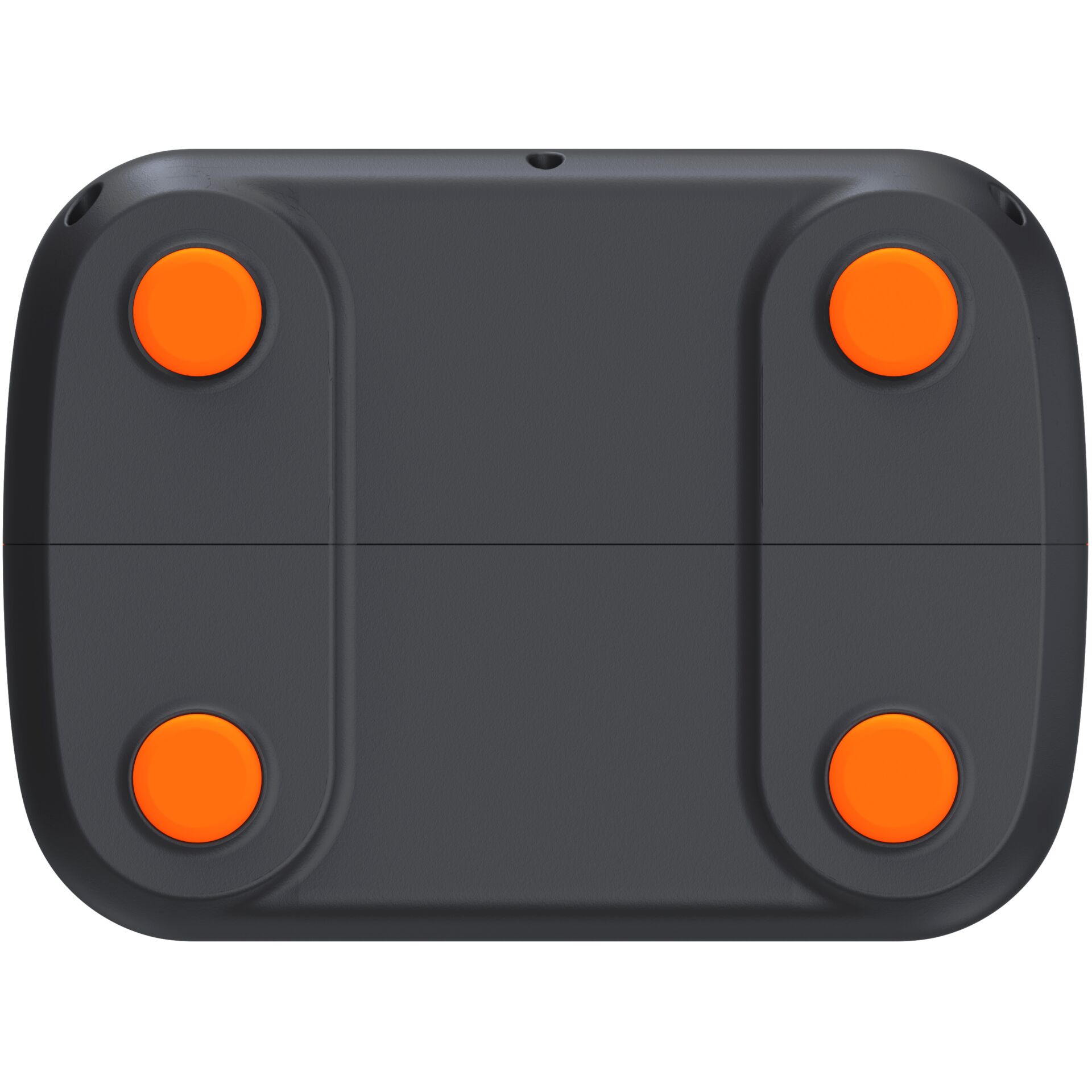 Kofferboden, Rollenunterlage, Gepäckboden, Gummimatte, orange Knöpfe