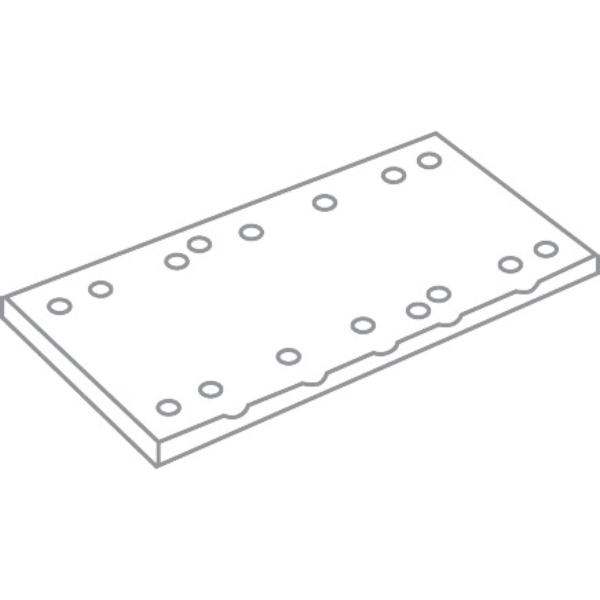 Kartonschachtel, Halterung, Löcher, Lötfreie Streifen, flache Schale