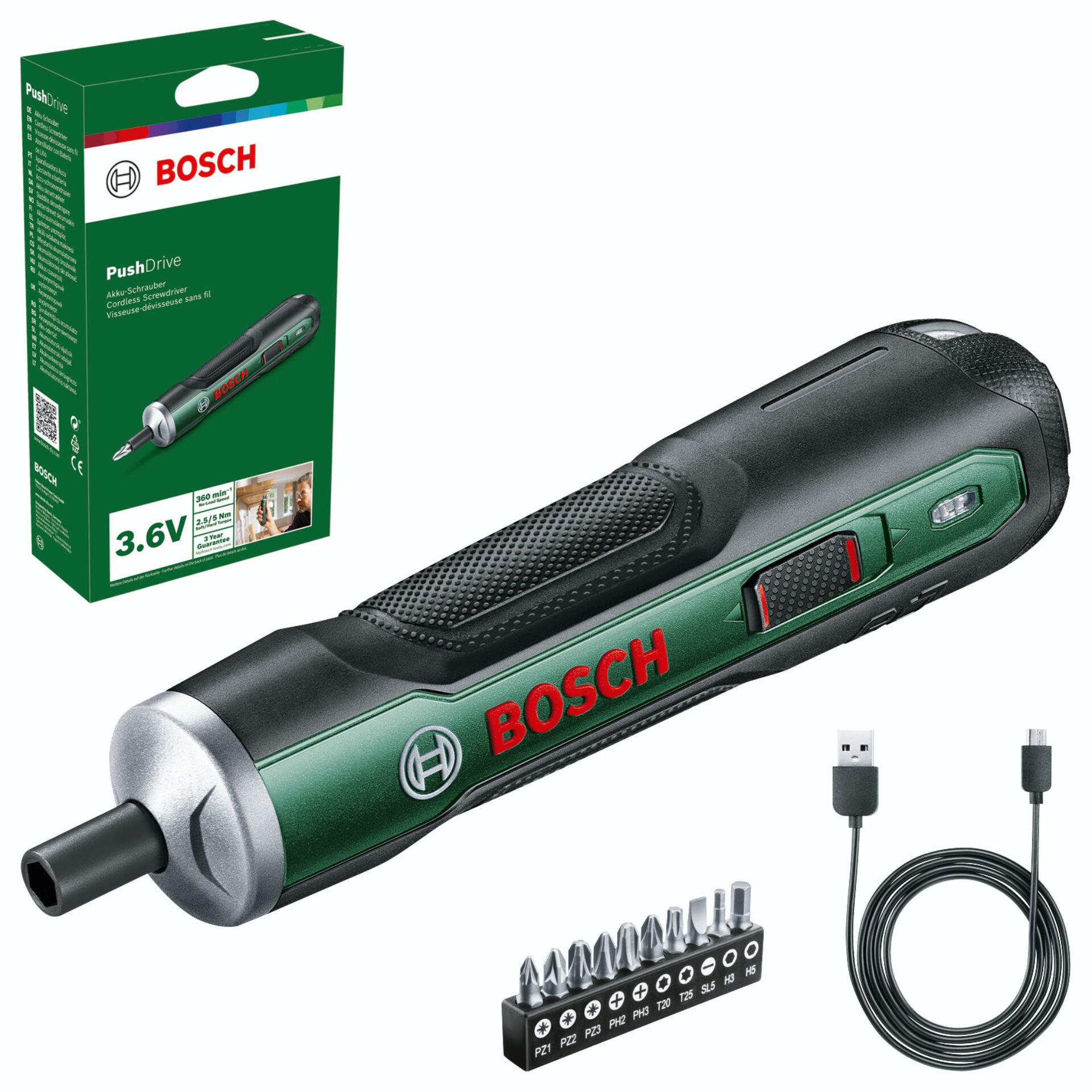Bosch PushDrive  Akku-Schrauber