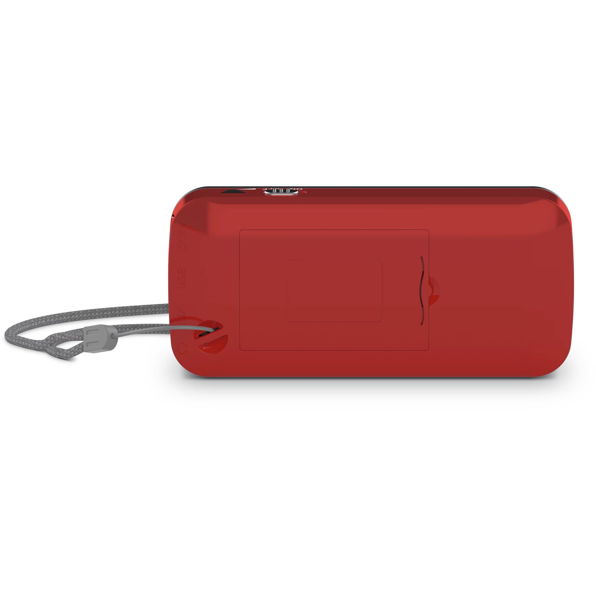 Lautsprecher, Bluetooth, Offen/geschlossenes Fach, Roter Gehäuse, Kabelverbinder