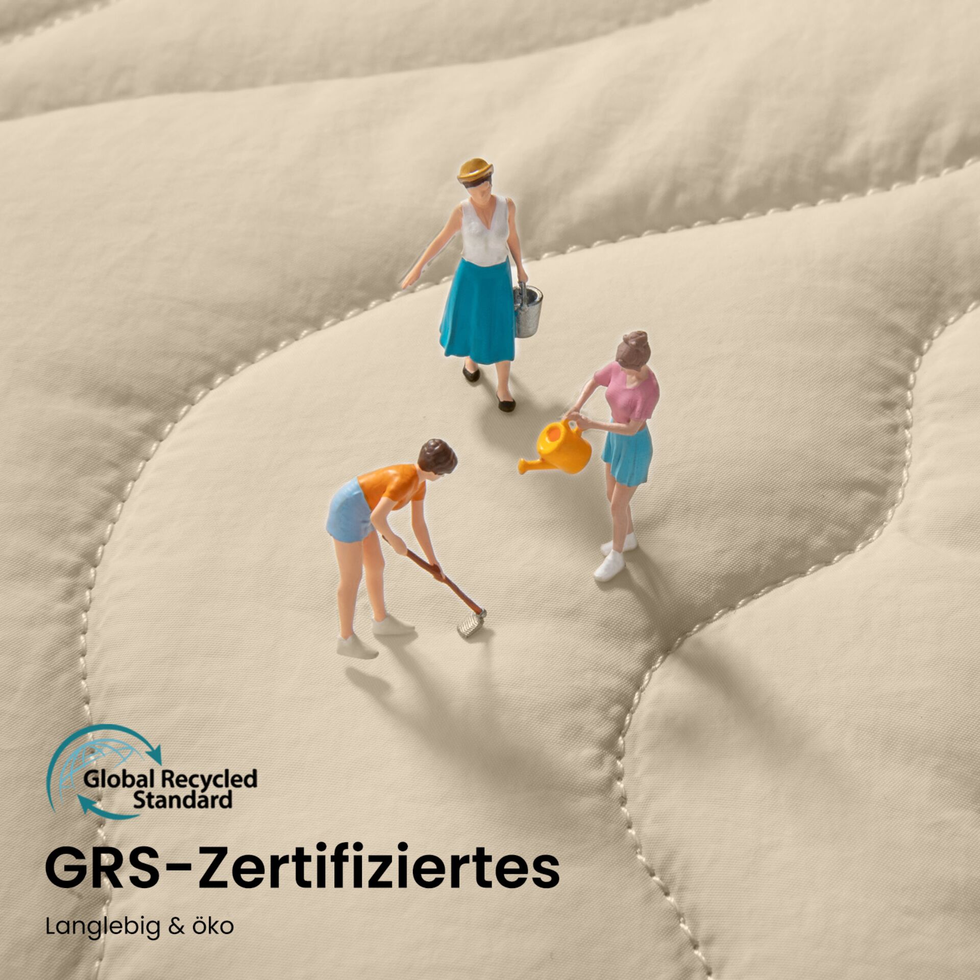 Miniaturfiguren, Gießkanne, recyceltes-material, GRS-zertifiziert, nachhaltig-figurinen
