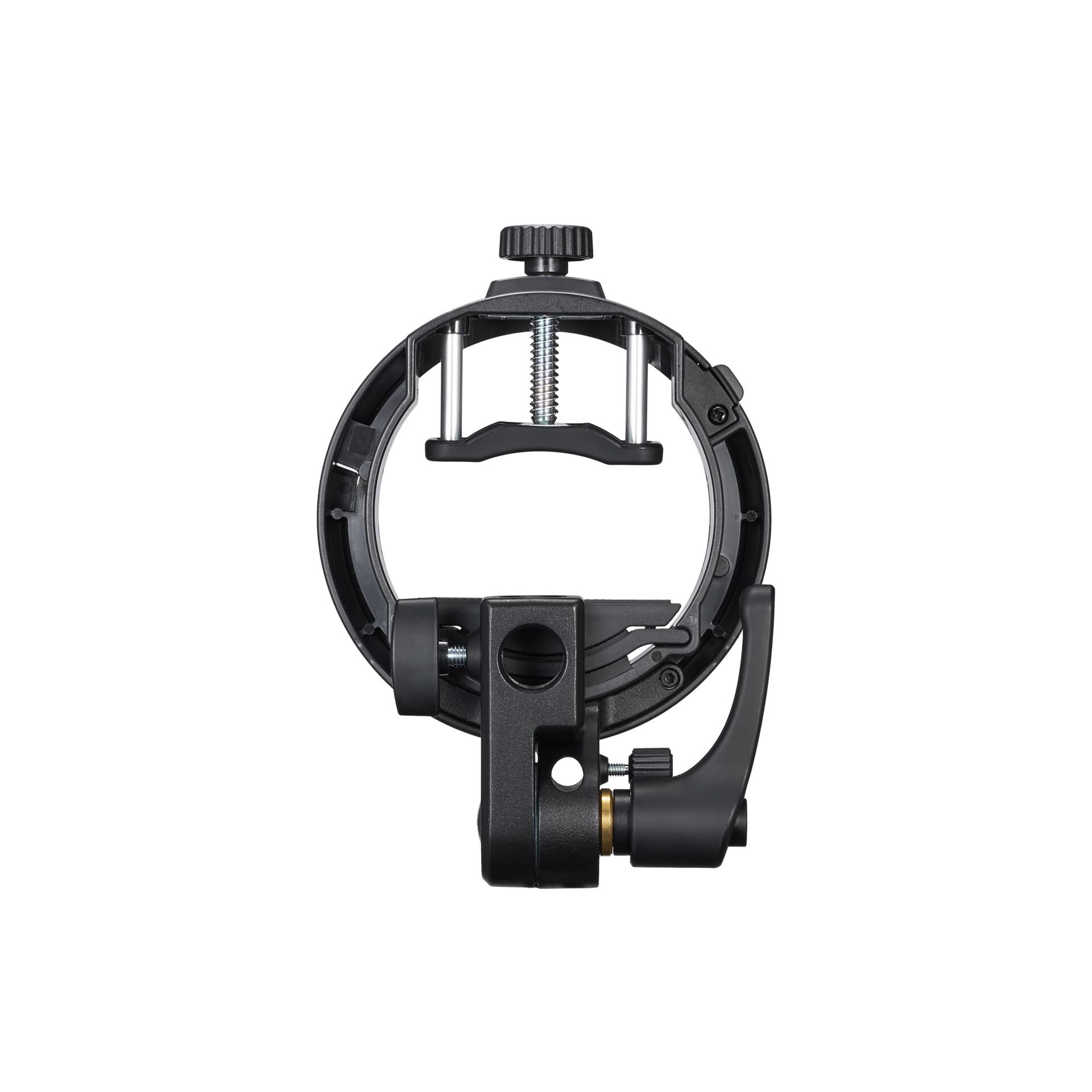 Plate Clamp, Circular Frame, Adjustment Screw, Black, Photography Accessory