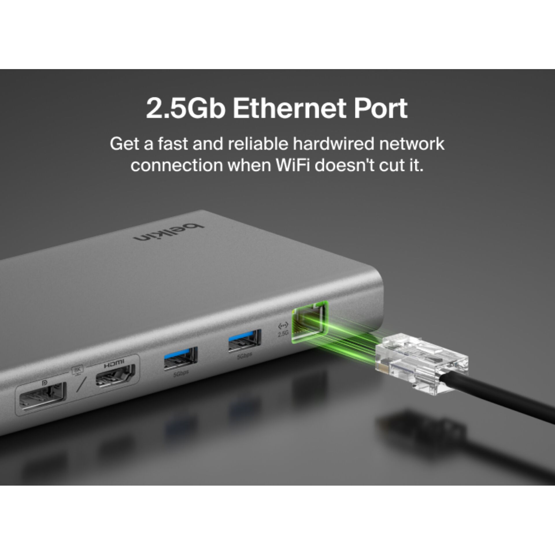 Ethernet-Port, 2.5Gb-Ethernet, USB-C-Hub, RJ45, Netzwerk-Switch