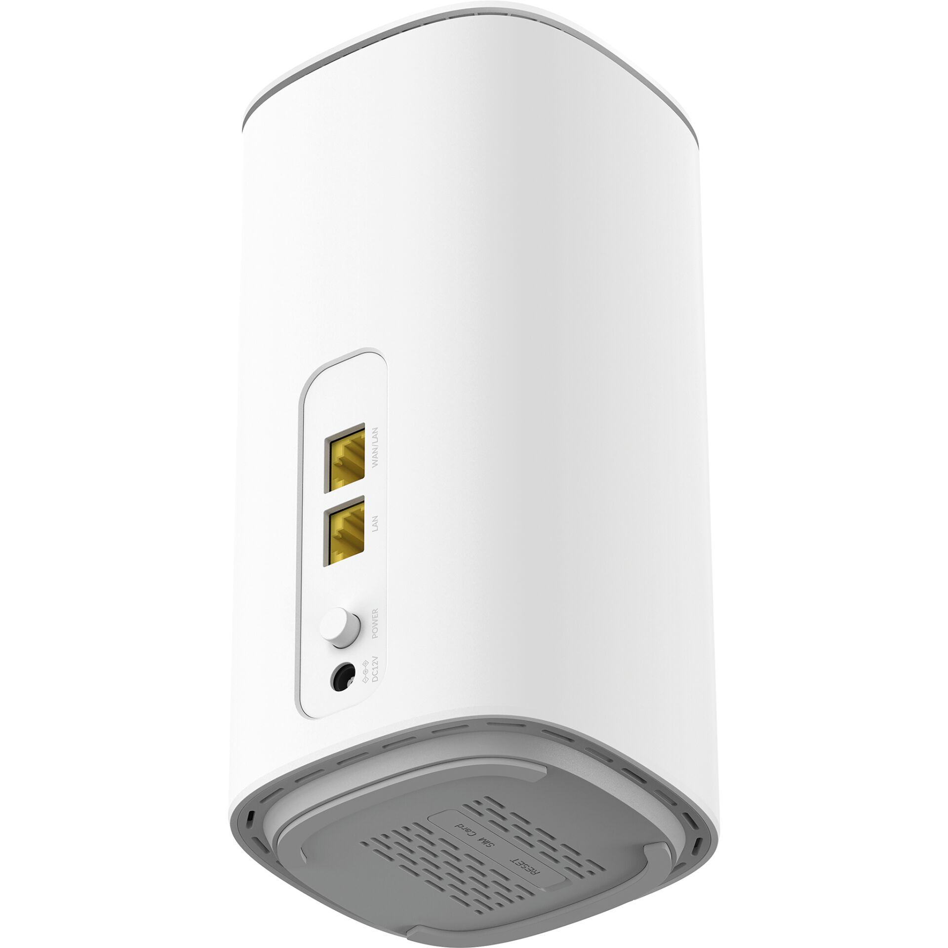 WLAN-Accesspoint, WiFi-Accesspoint, LAN-Port, Stromanschluss, Kühlkappe