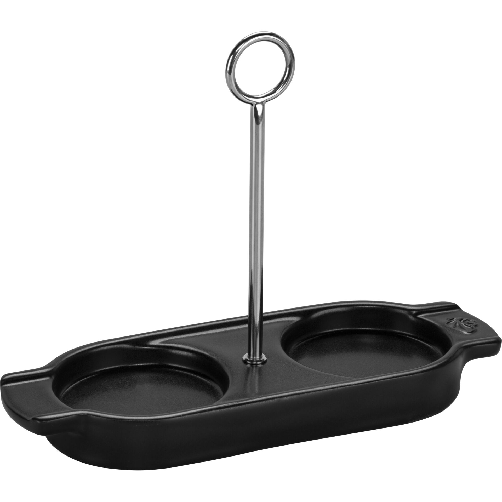 Peugeot Linea Ceramic Mühlen-  untersetzer satin black 18 cm