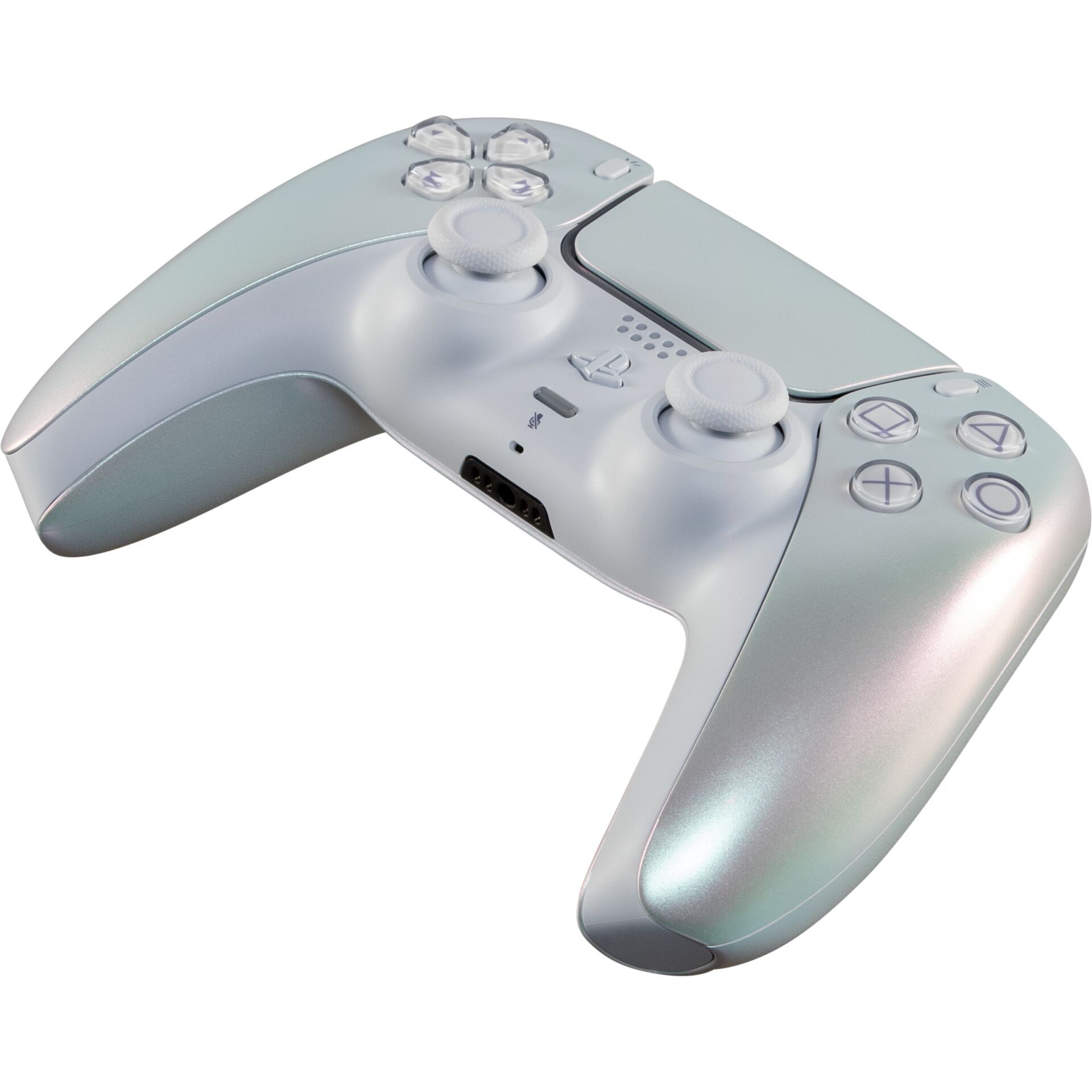 PlayStation-Controller, DualShock, Wireless, Metallic, Gummi-Aufsätze