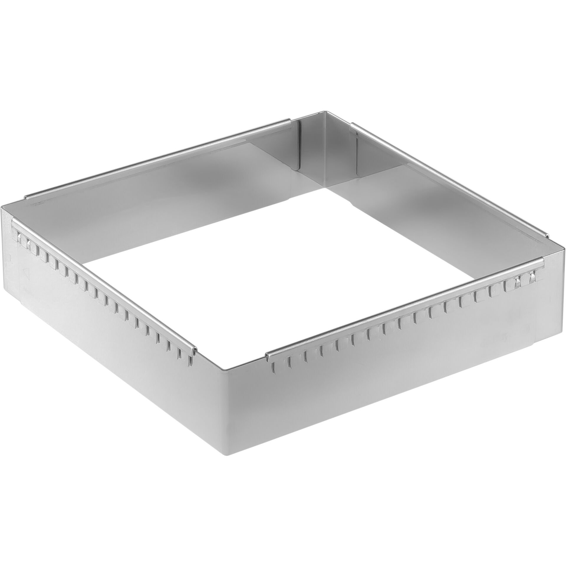 De Buyer Patisserie Rahmen  Edels. einst 20-37 cm quadrat. Aluminium