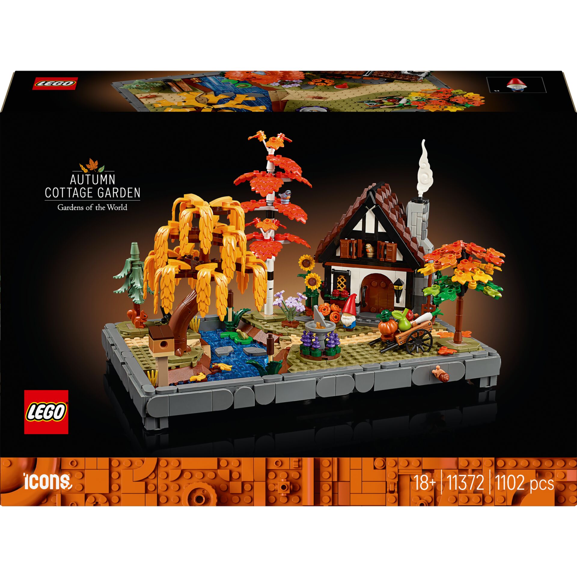 LEGO Icons 11372  Herbstlicher Landhausgarten