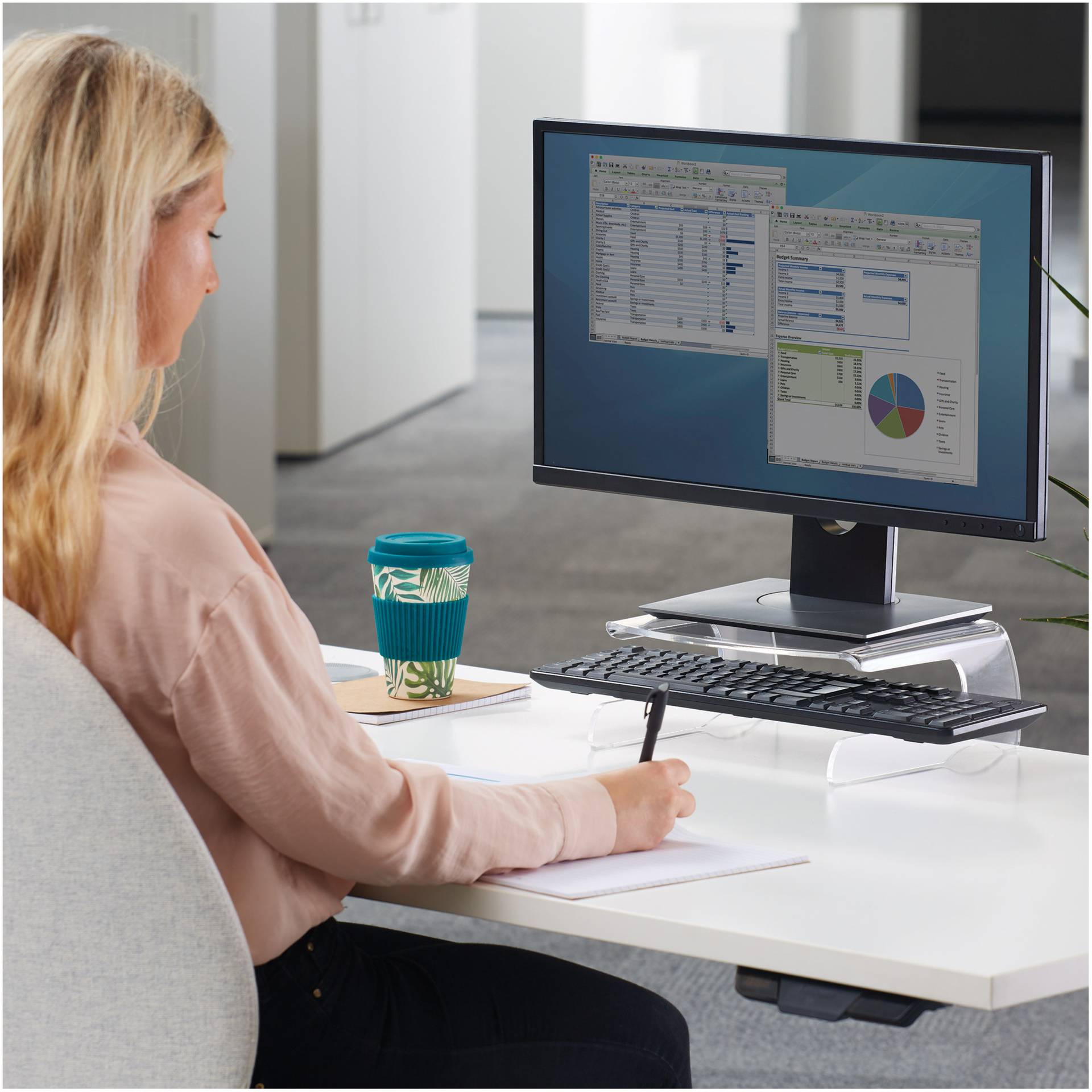 Moebel, Tabelle, Schreibtisch, Computer-Tastatur, Überwachen