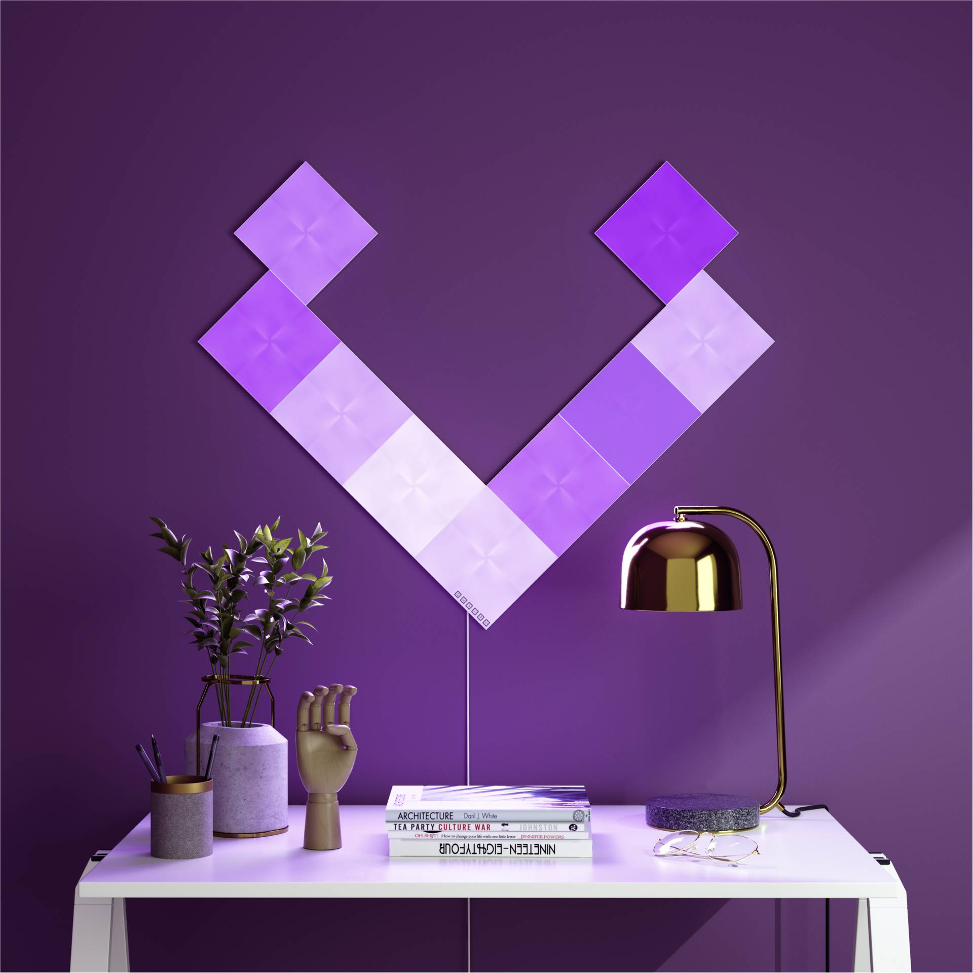 Purpur, Lampe, Pflanze, Pflanze im Topf, Innenarchitektur