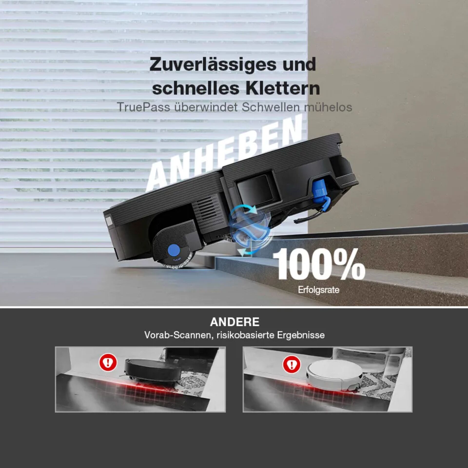 Klettsystem, Kleber, Schuhsohlenscanner, Klettgerät, Stufenmesser