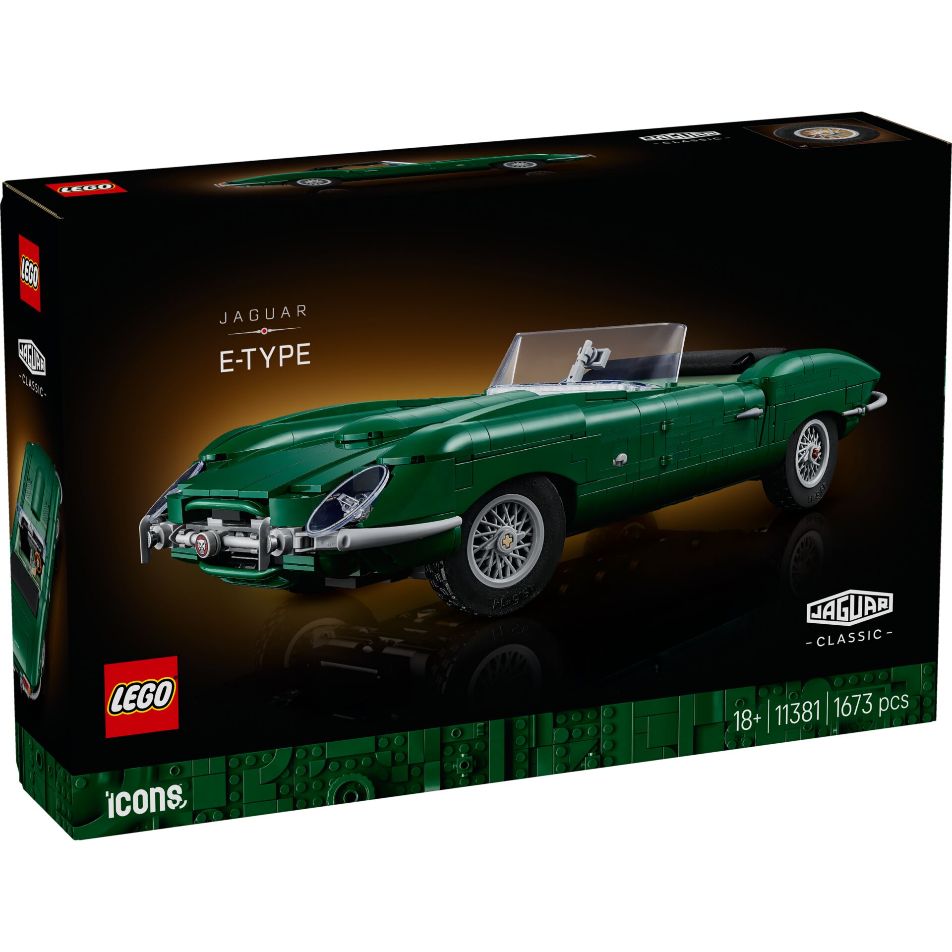 Lego, Jaguar, E-Type, Sportwagen, Classic