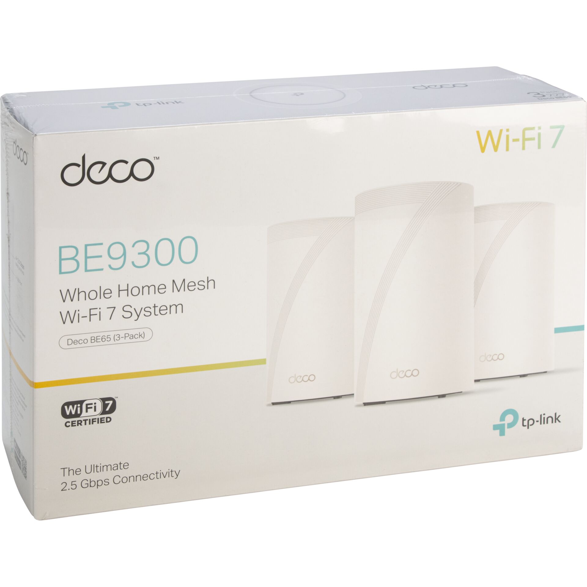 WLAN-Router, Mesh-System, BE9300, 3er-Pack, Weiß