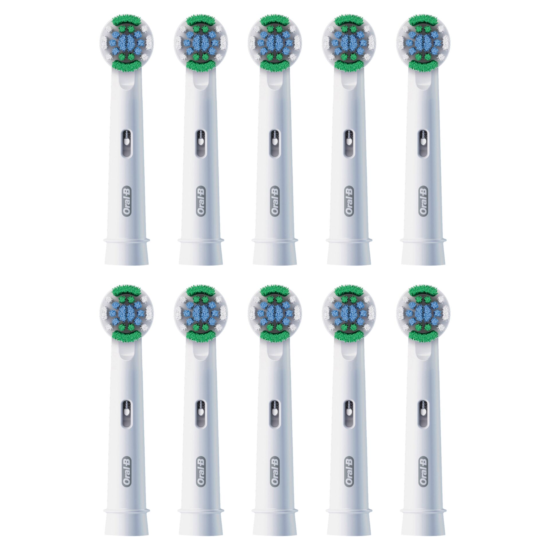Elektrische Zahnbürstenkopf, Schallzahnbürstenkopf, Weiß, Köpfe mit Borsten, Oral-B Kompatibel