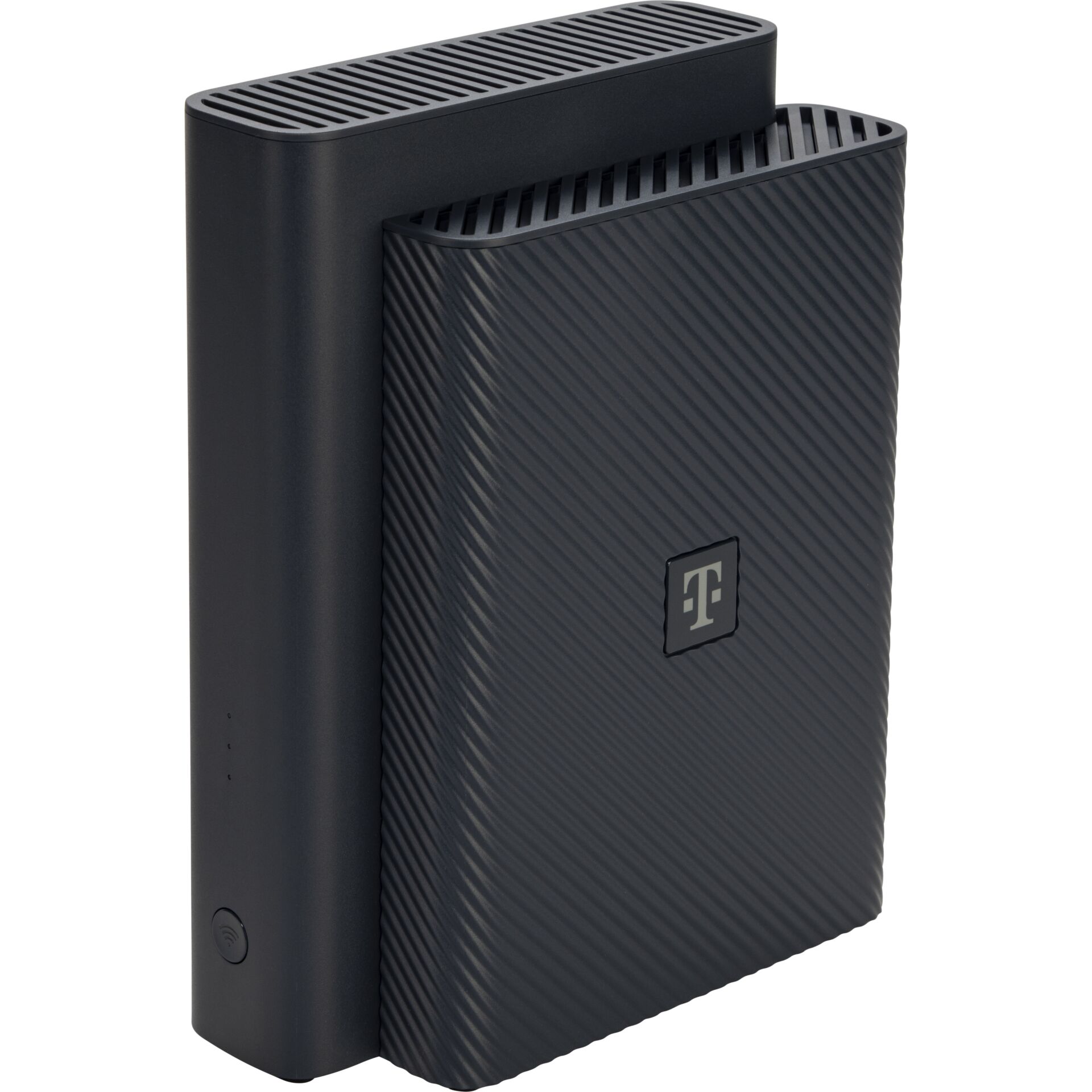 Router, Modem, Wireless, Schwarz, Vertikales Design