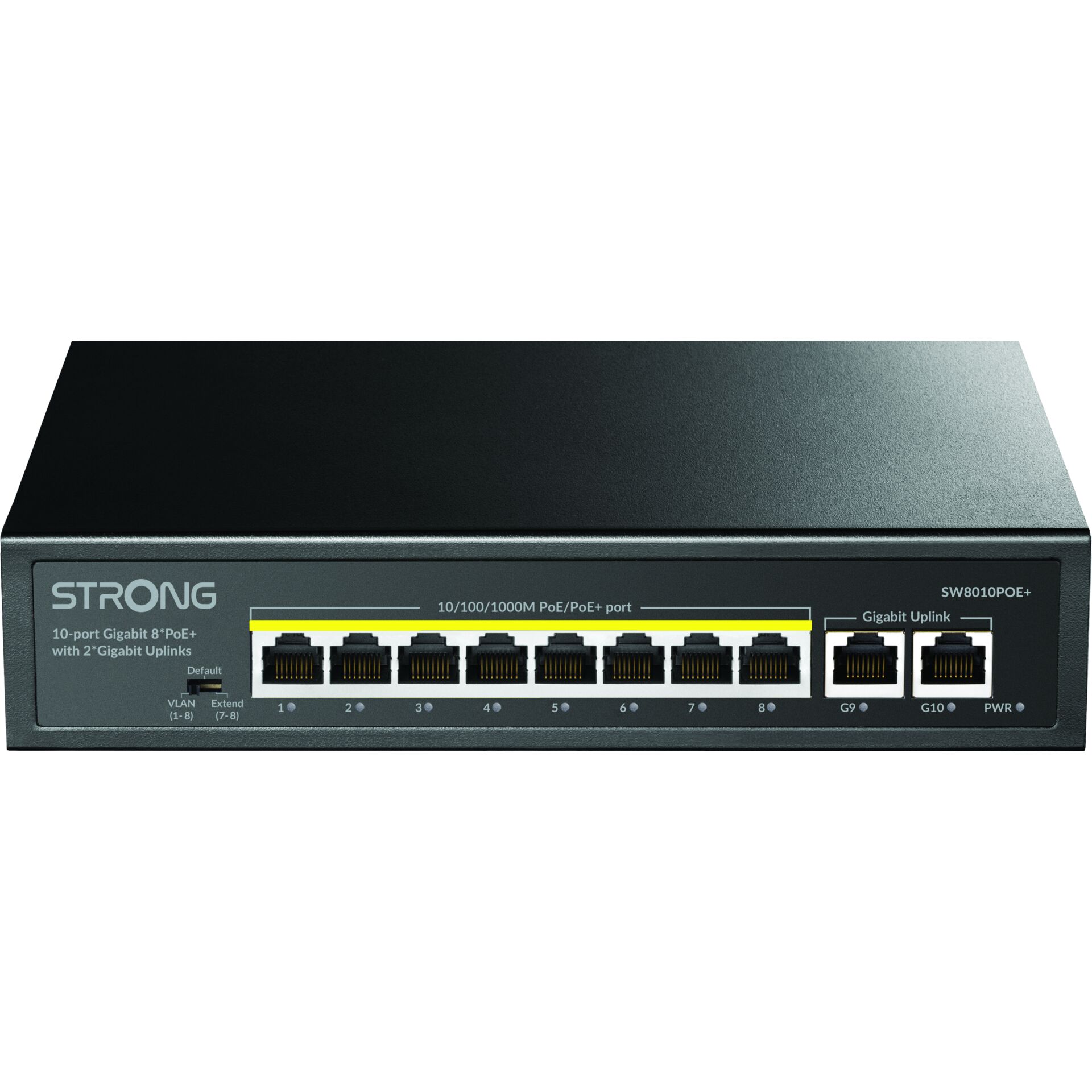 Switch, Netzwerk-Switch, Gigabit, PoE+, 8-Port