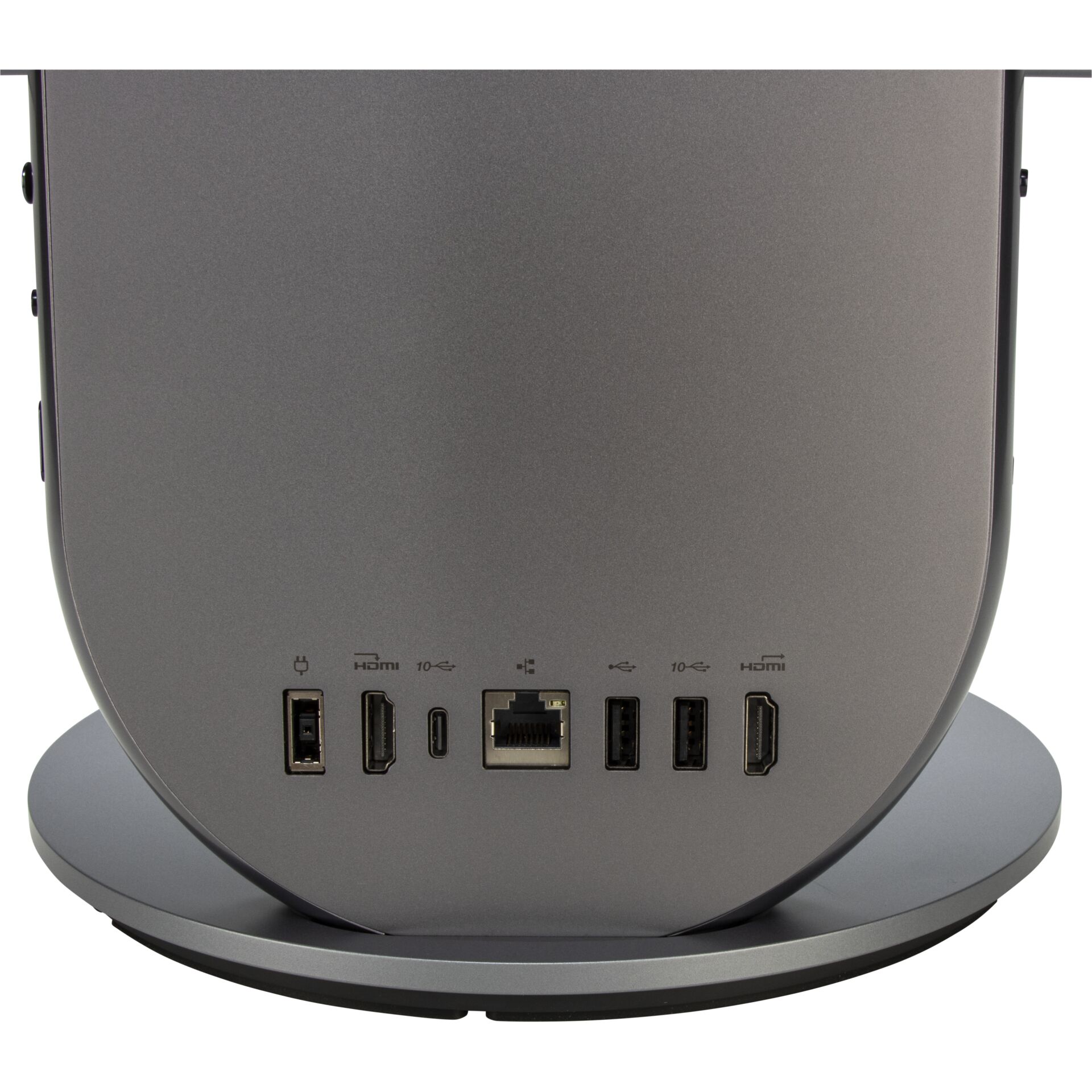 usb-c, usb-a, ethernet, HDMI, stand