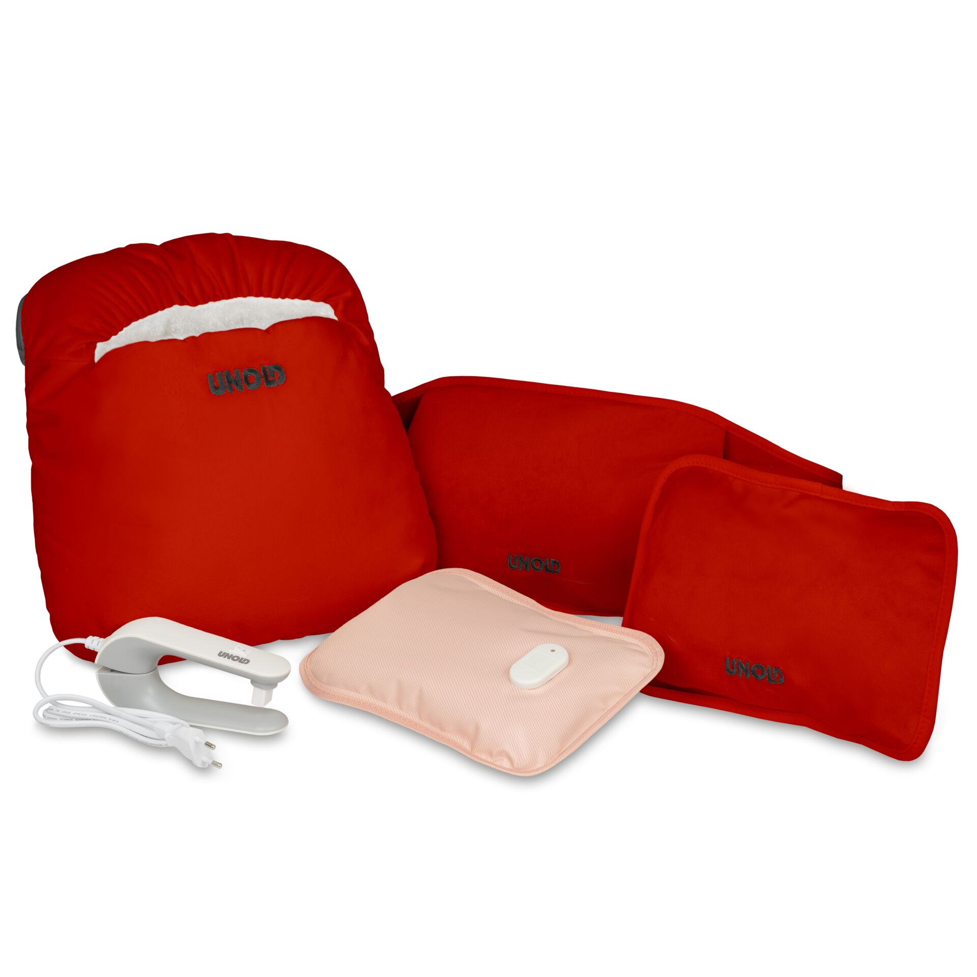 Unold 86023  Wärmi Premium Set  elektrische Wärmflasche     rot