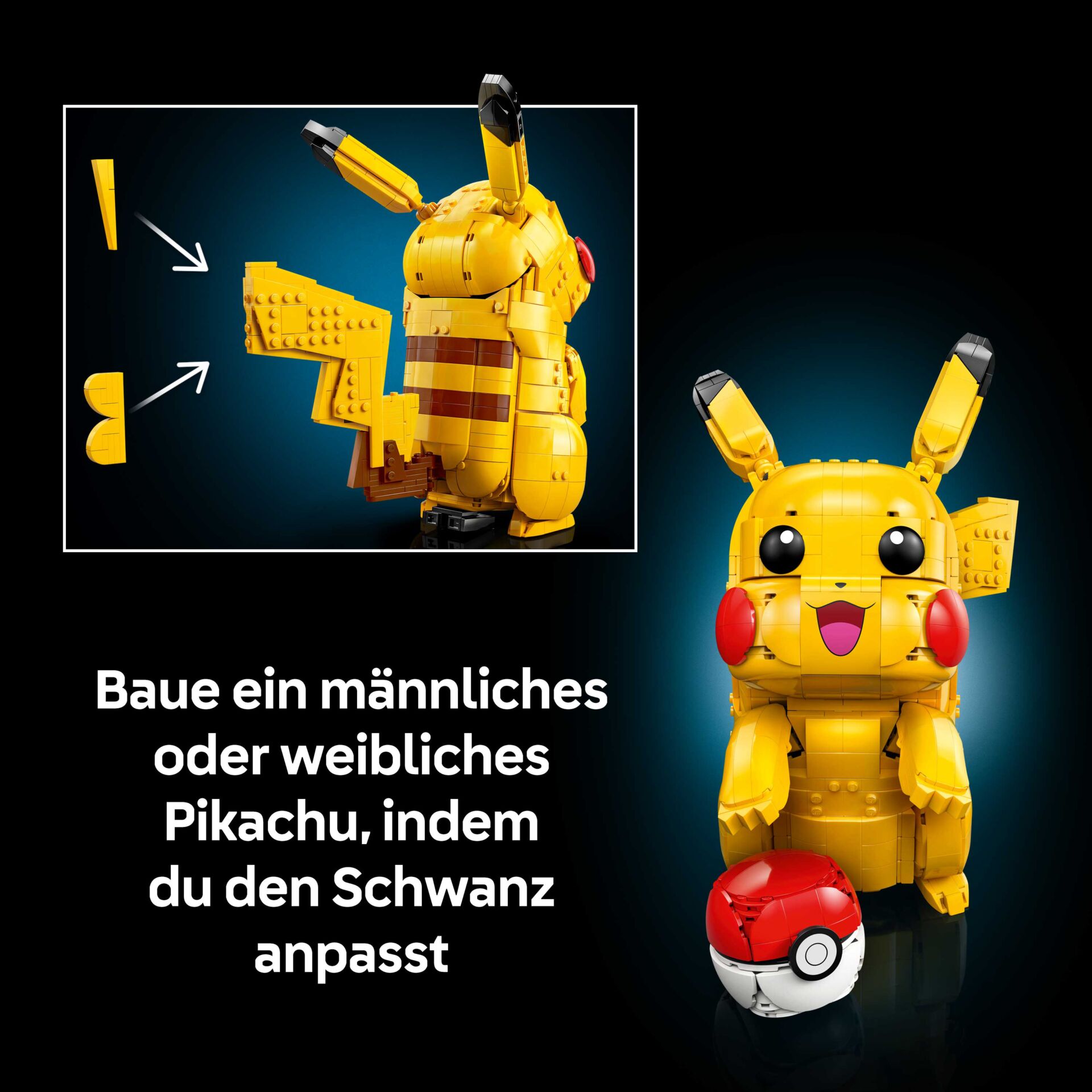 Lego, Modellbau, Pikachu, Gelb, Hase