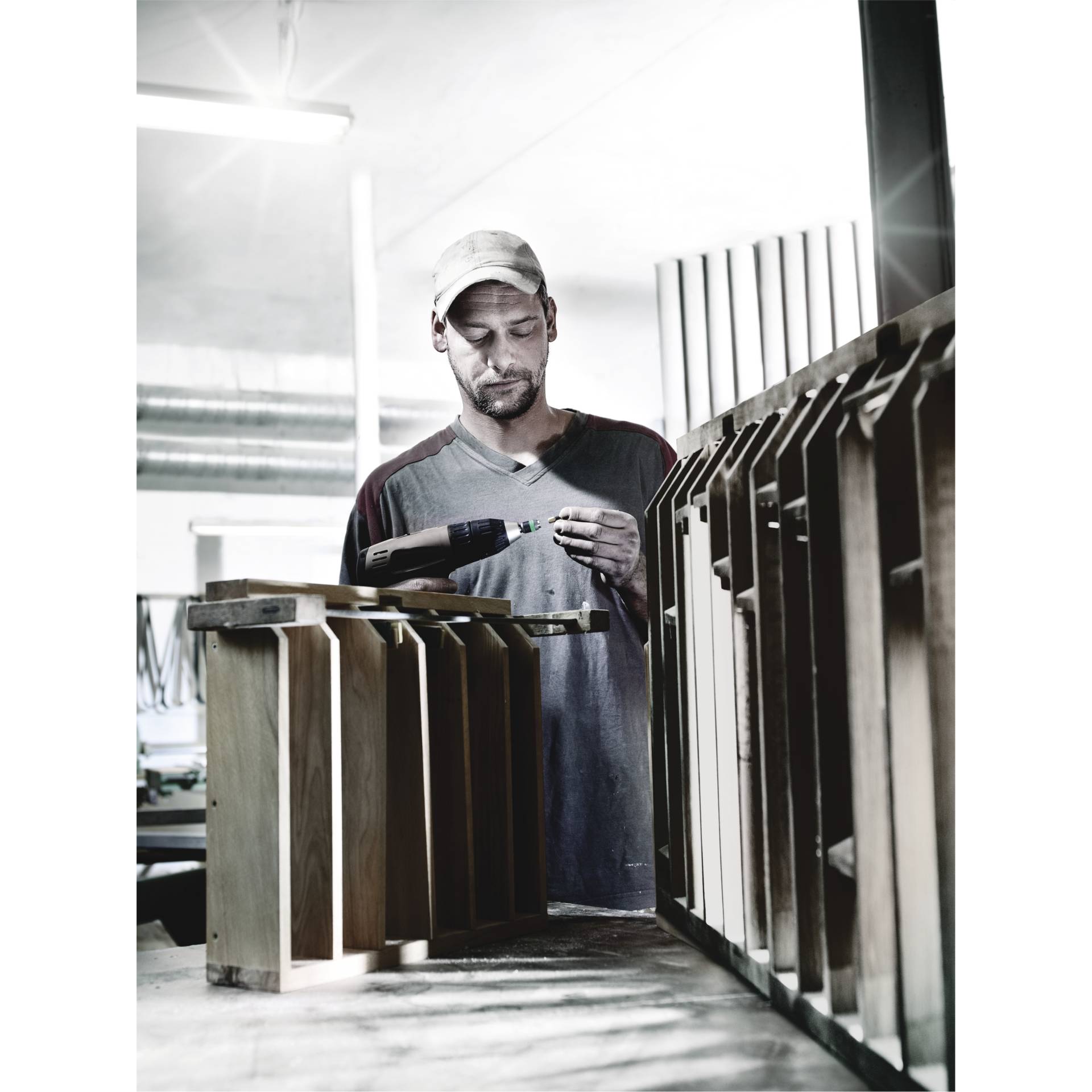 Photographie, Portrait, Fön, Handschuh, Arbeiter