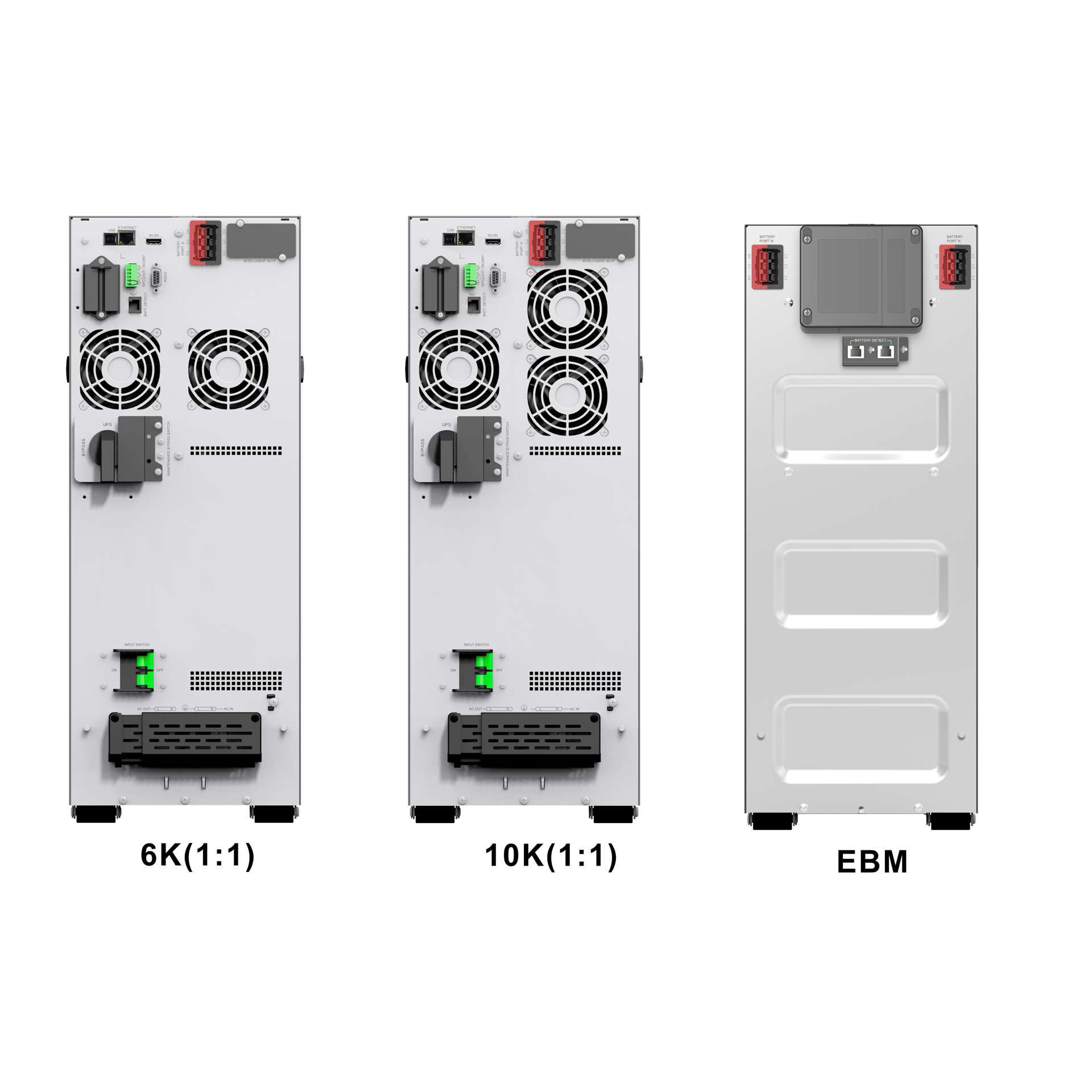 Server, Stromversorgung, Rückseite, Kühlventilatoren, EBM