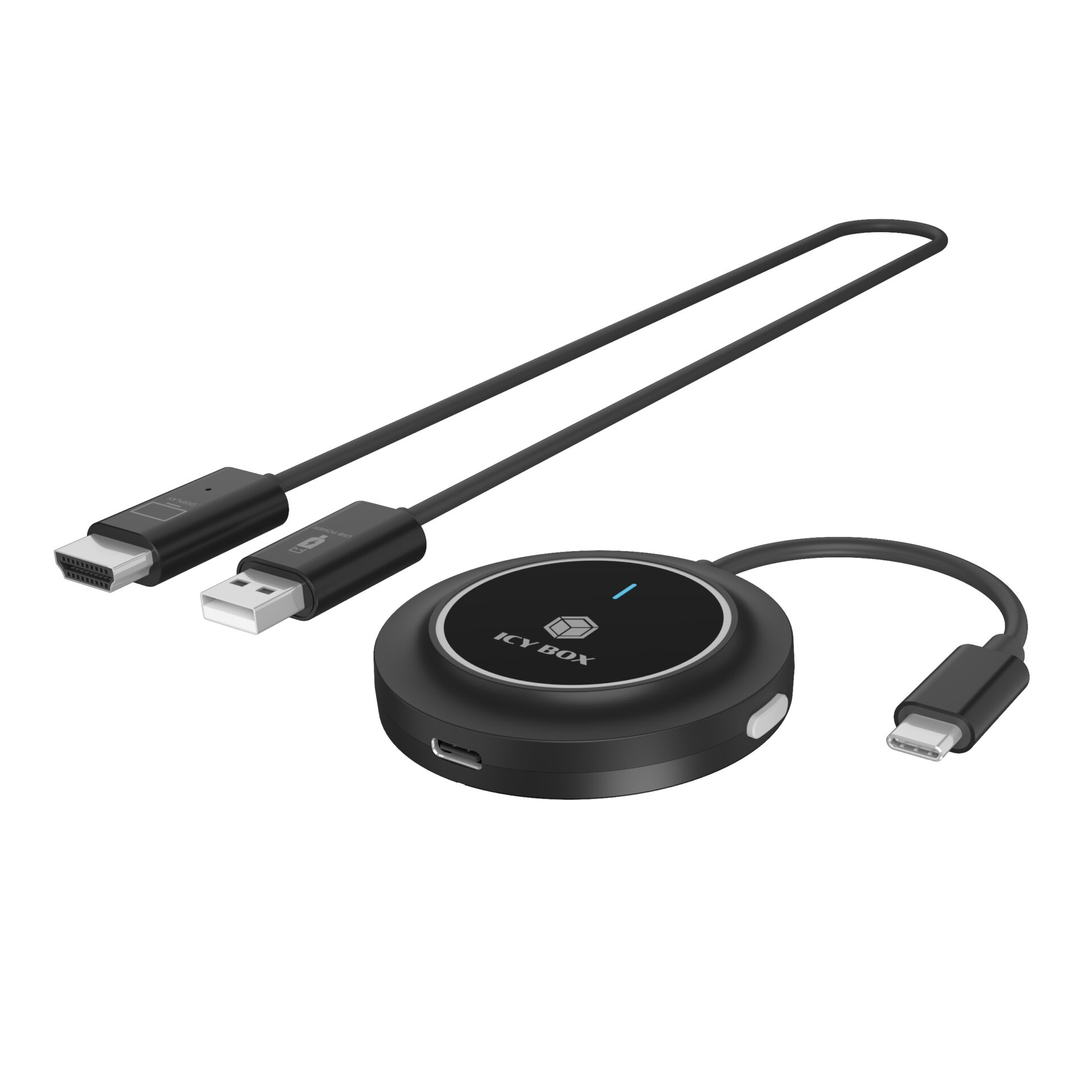 Hub, Adapter, HDMI, USB-C, Ladegerät