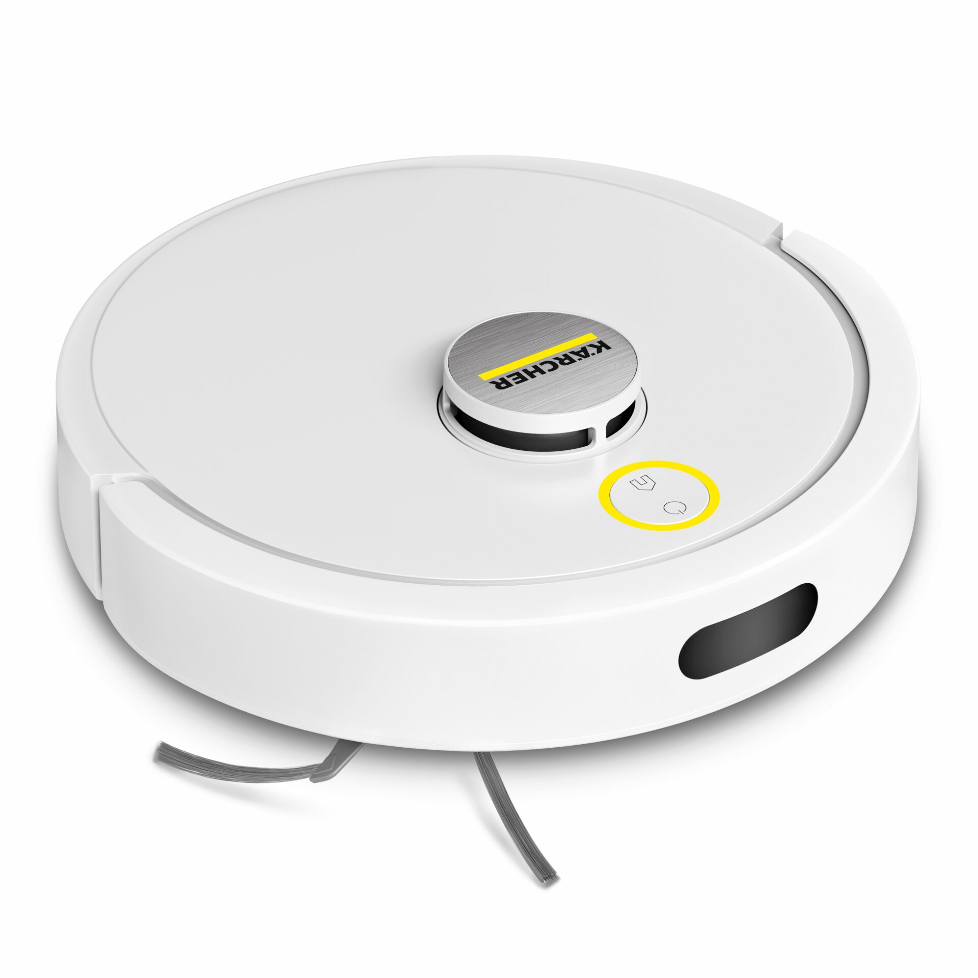 Roboter-Staubsauger, Weiß, Kreisförmig, Drahtlos, Bürstenloser Motor, staubsauger-roboter, roboroboter, reinigung, weißer-roboter, lauffläche-viereckig