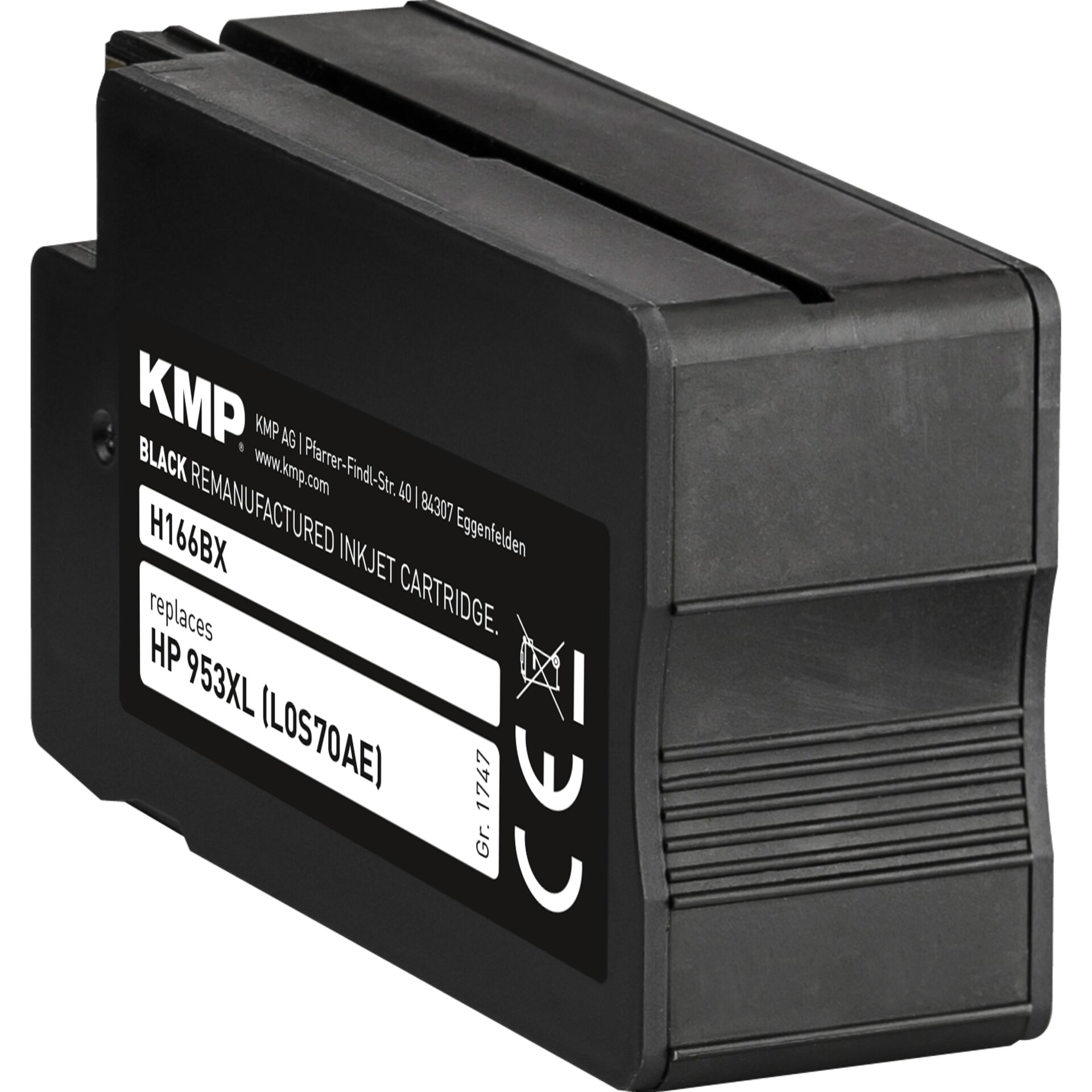Adapter, Elektronik, Postfach, Computerausrüstung, Tintenpatrone, HP-kompatibel, Schwarze Patrone, H166BX, Inkjet-Cartridge