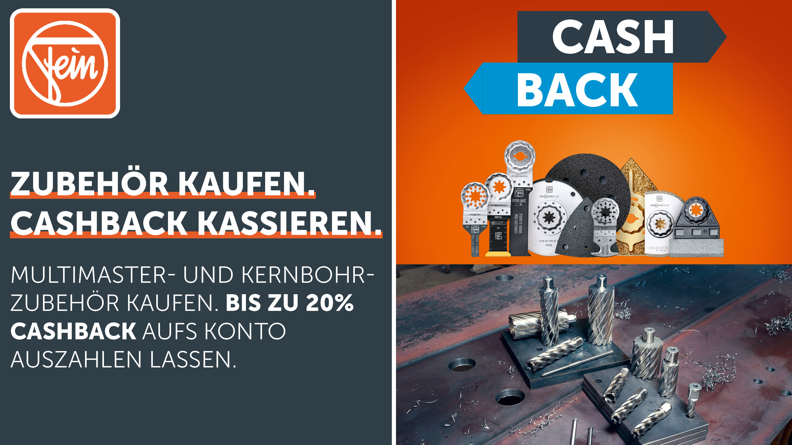 Schalplatten, Werkzeugzubehör, CASHBACK, Bohrer, Kernbohrer
