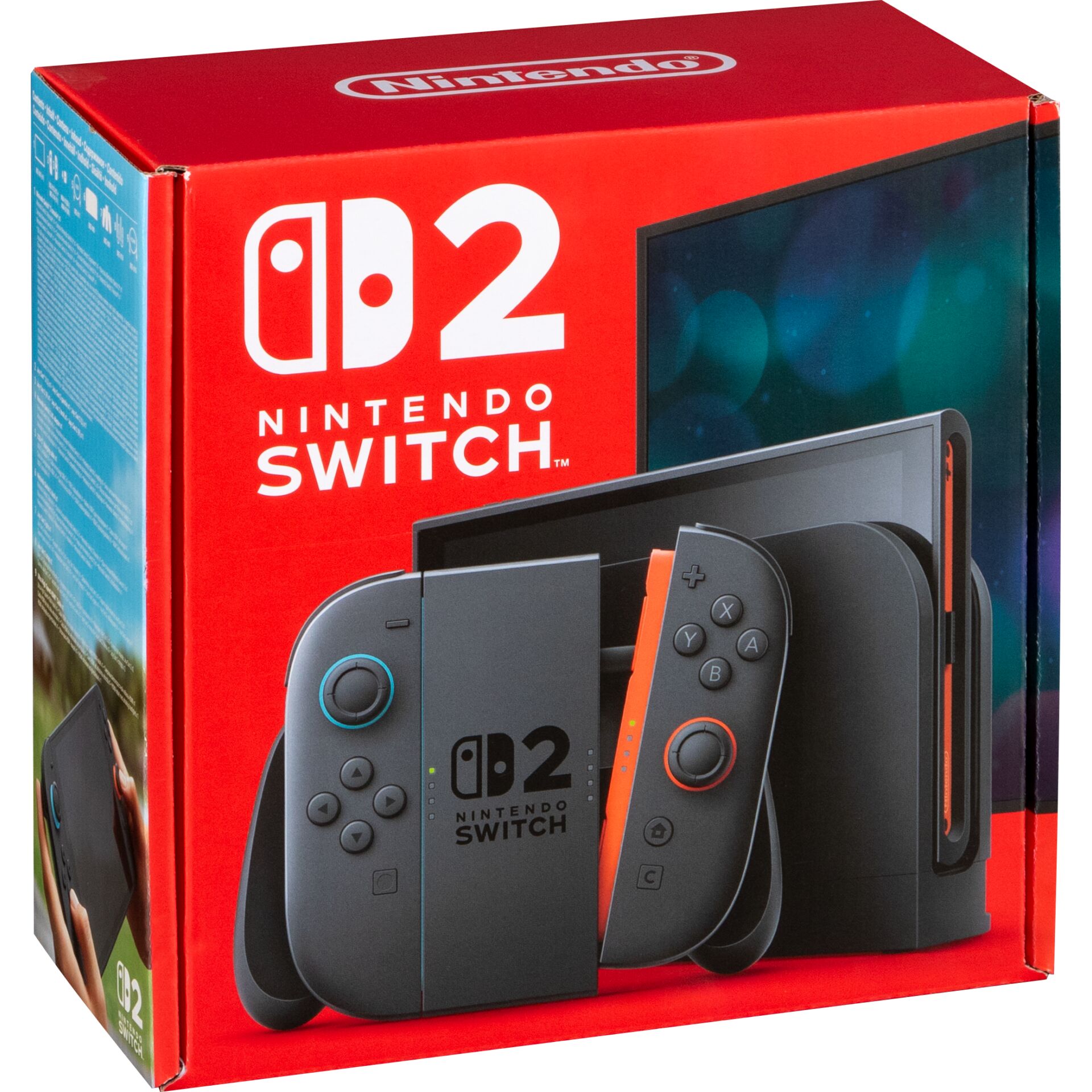 Nintendo Switch, Gaming Konsole, HD Konsole, Joy-Con-Controller, Rote Verpackung