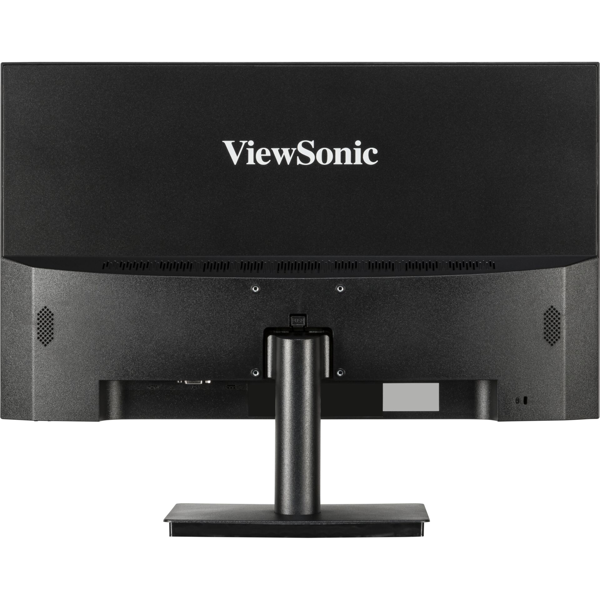 Monitor, ViewSonic-Logo, Ständer, Schwarz, Rückseite