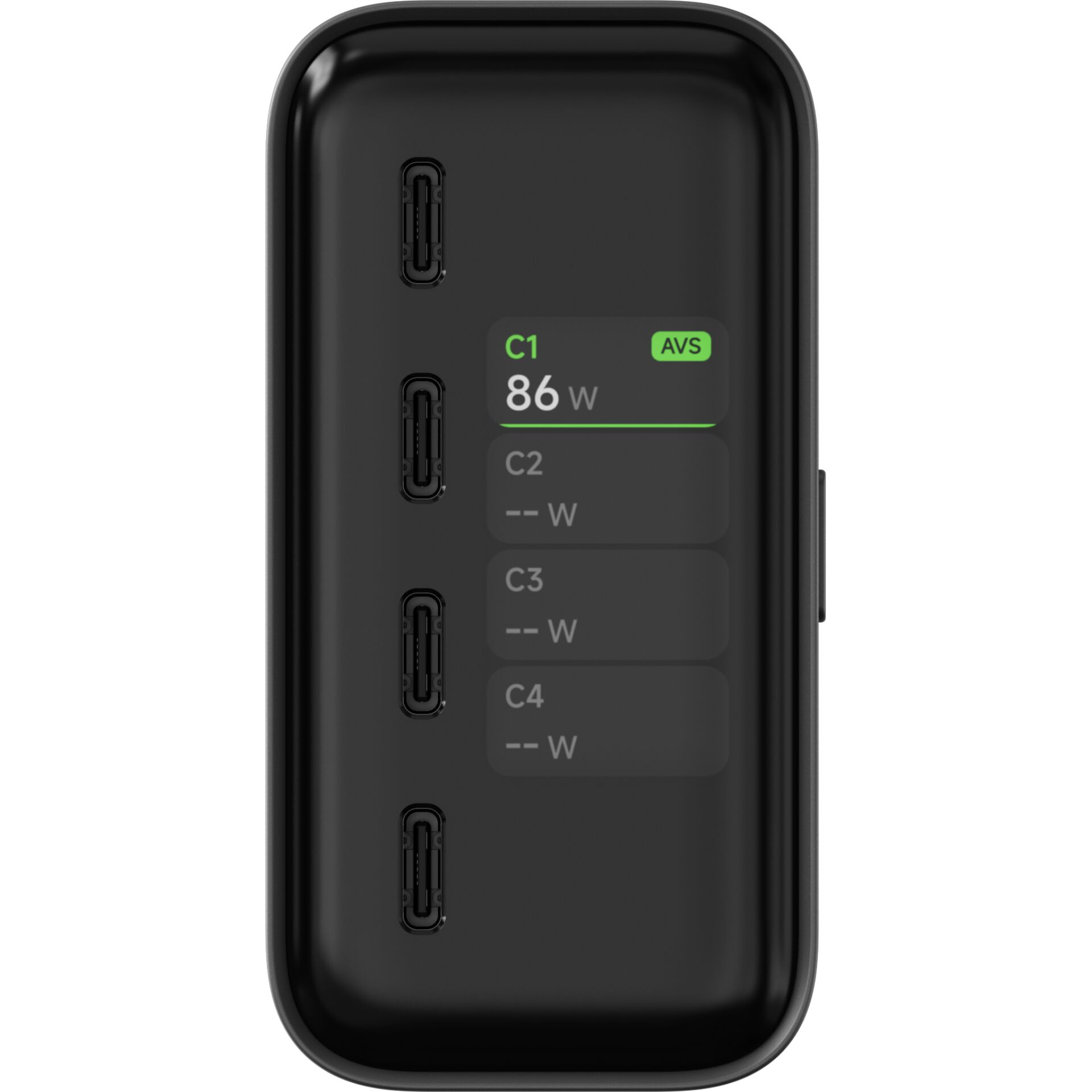 USB-C, Powerbank, 86W, Multi-Port, schwarz