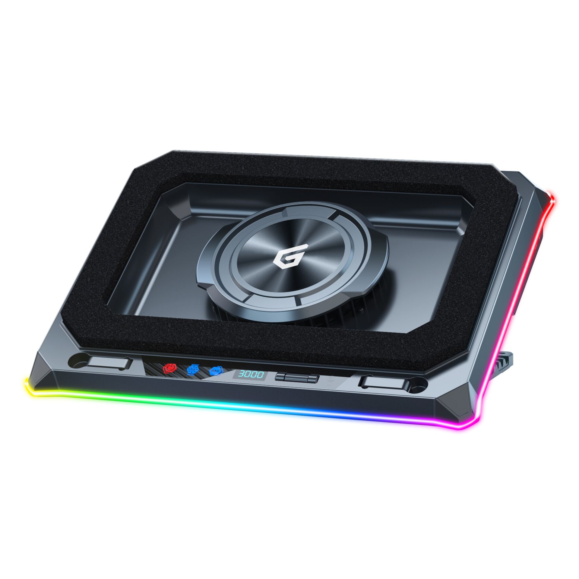 Conceptronic THYIA03B Gaming  Notebook Cooler mit USB Hub