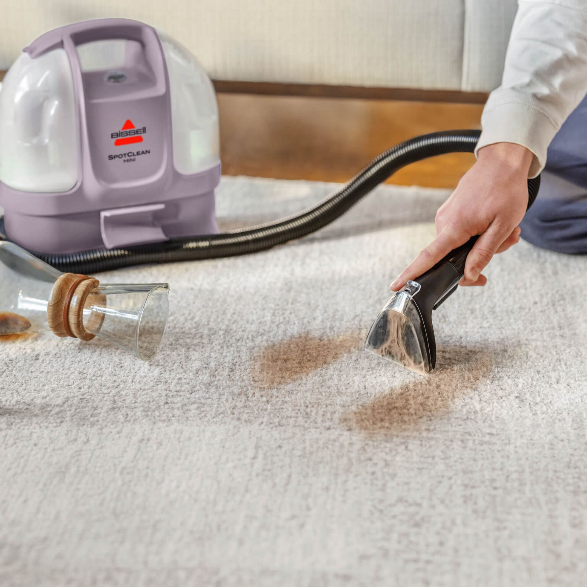 Teppich, Dampfreiniger, Handbelien?