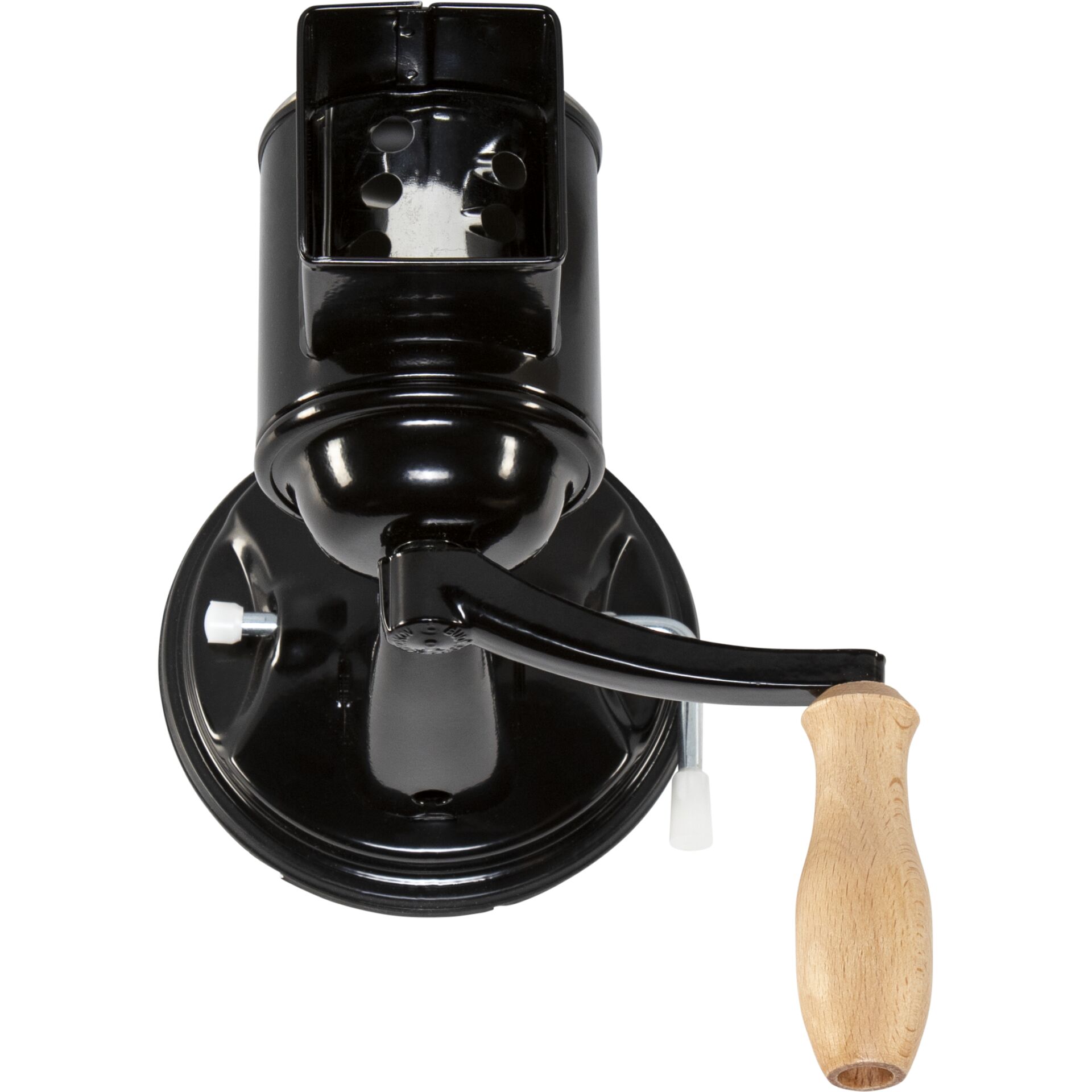 Kaffeemühle, Mühle, Handbetrieb, Holzgriff, schwarz