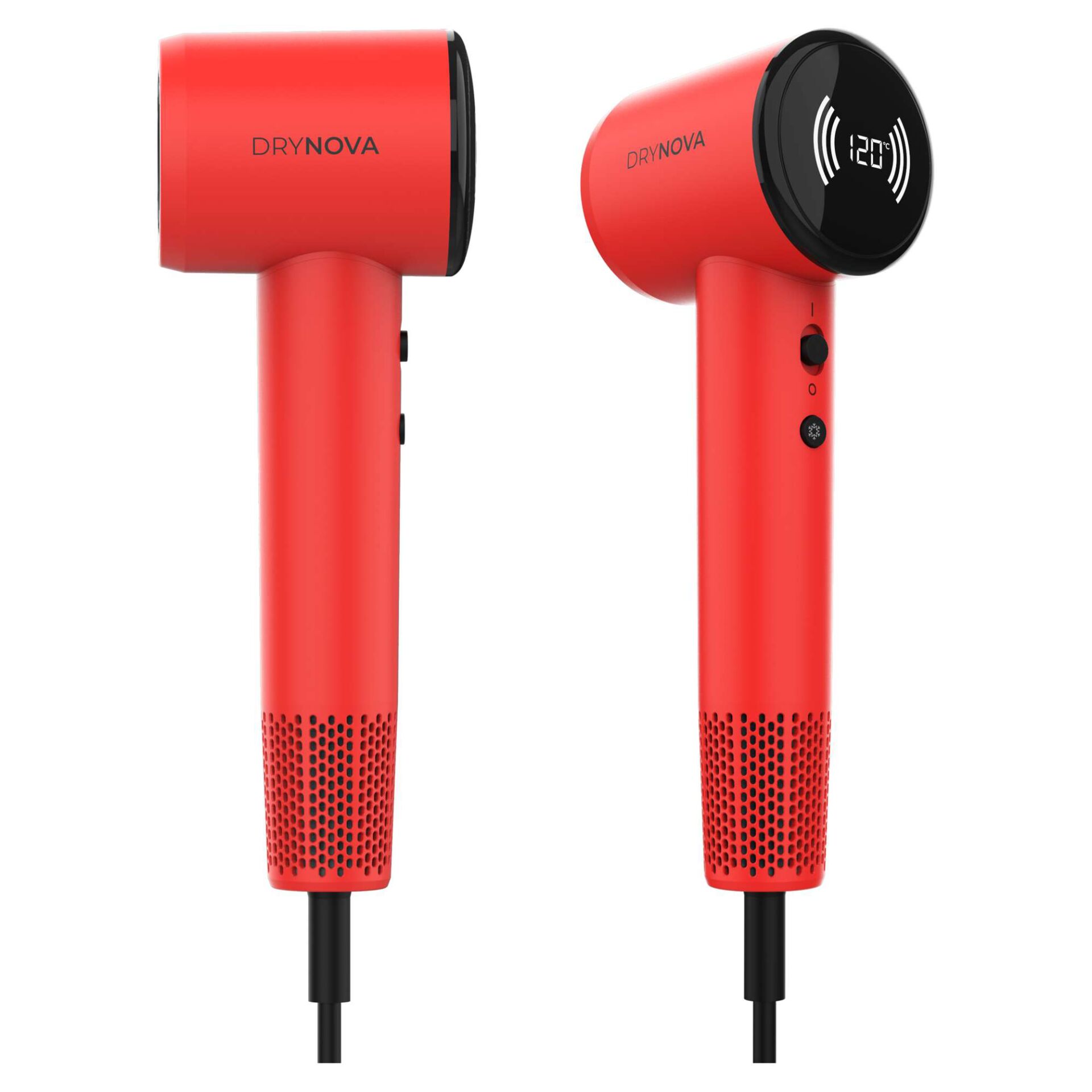 Haartrockner, Kalt-/Warmstufe, Rot, Heizhaube, Leiser Motor