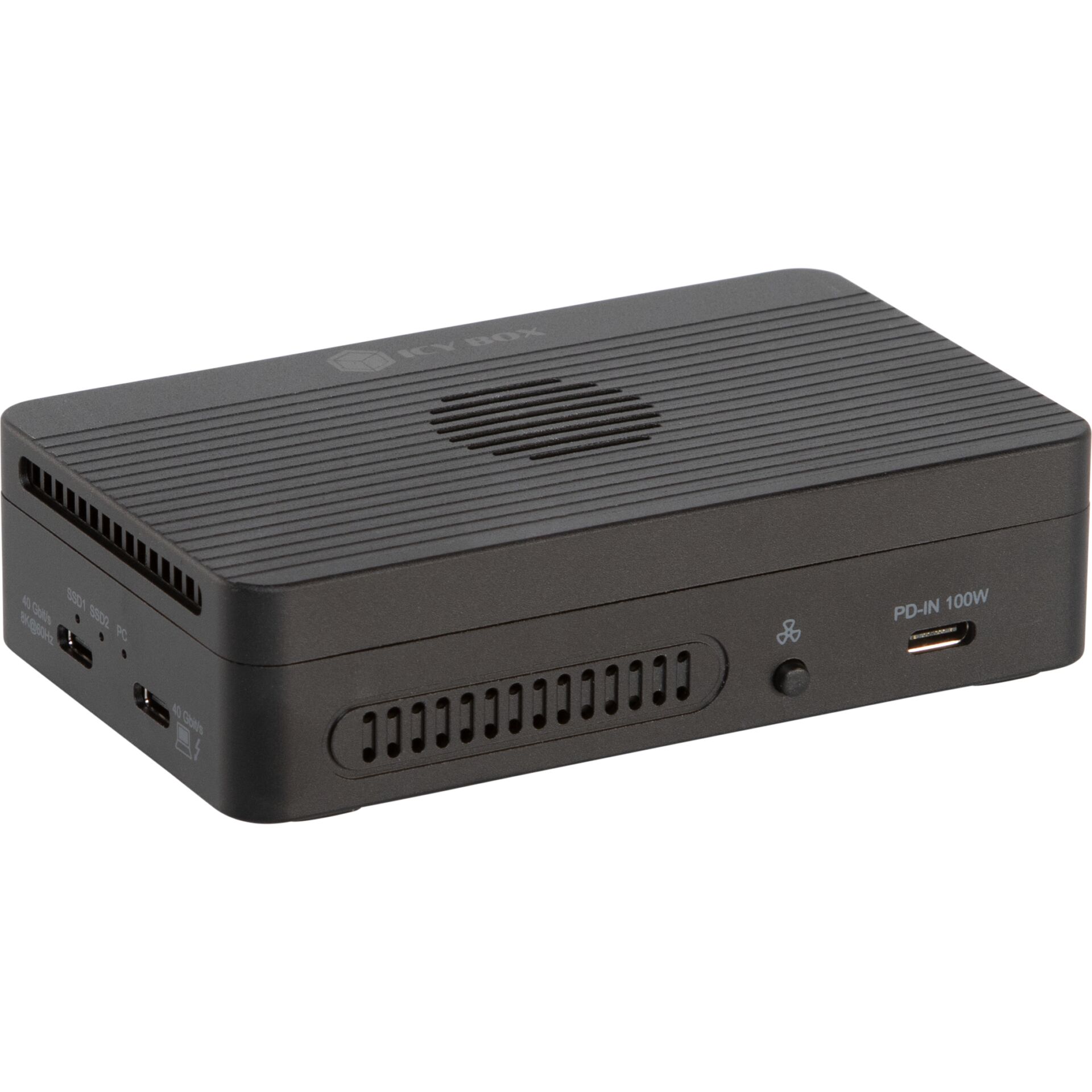 Mini-PC, Set-top-Box, HDMI, USB-C, Belüftungsschlitz