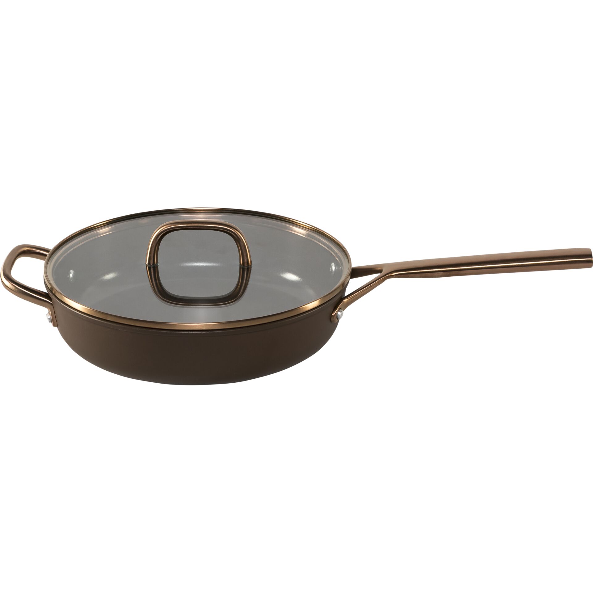 ZWILLING Milano Schmorpfanne  mit Glasdeckel 28 cm, Braun