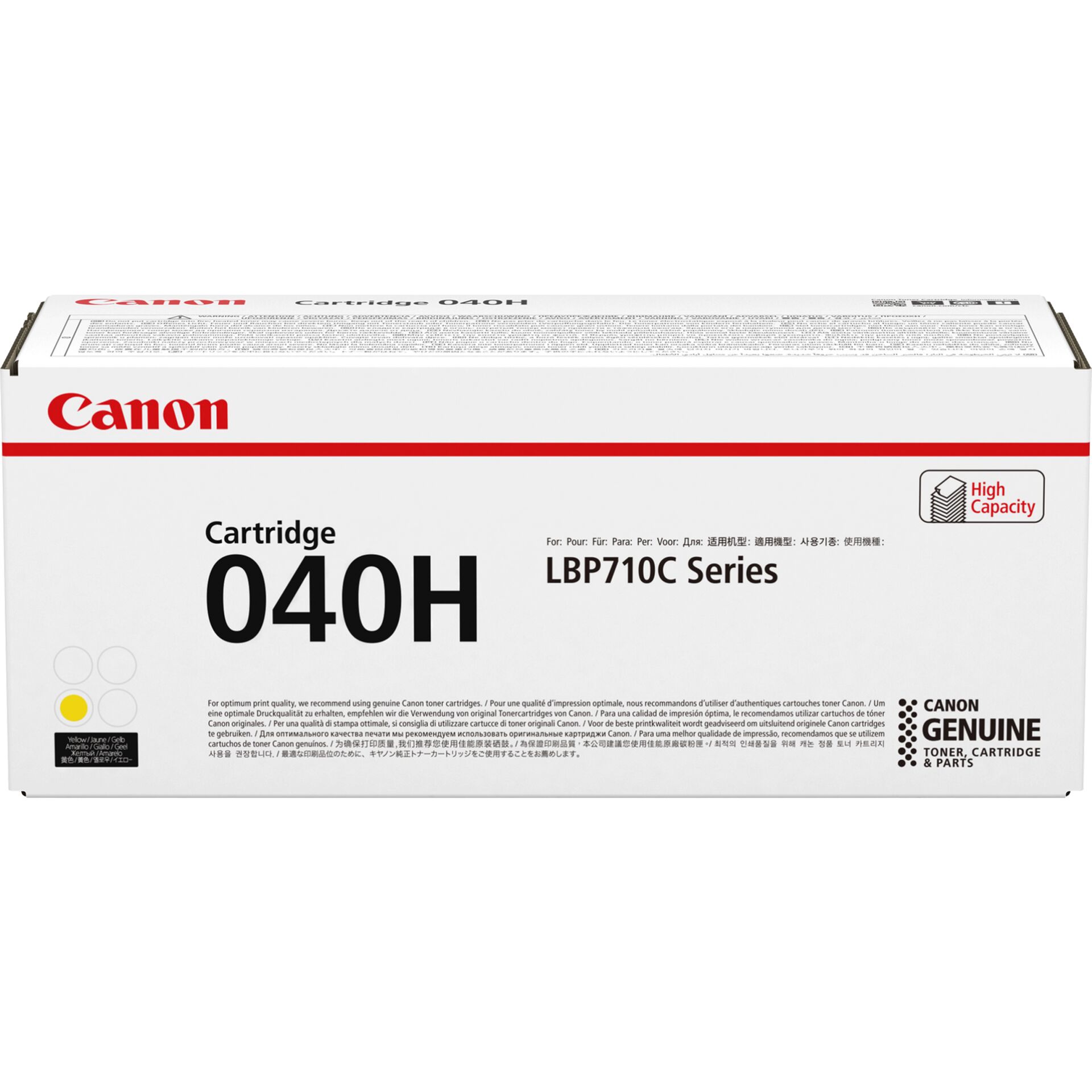 Canon Toner Cartridge 040 H Y  yellow