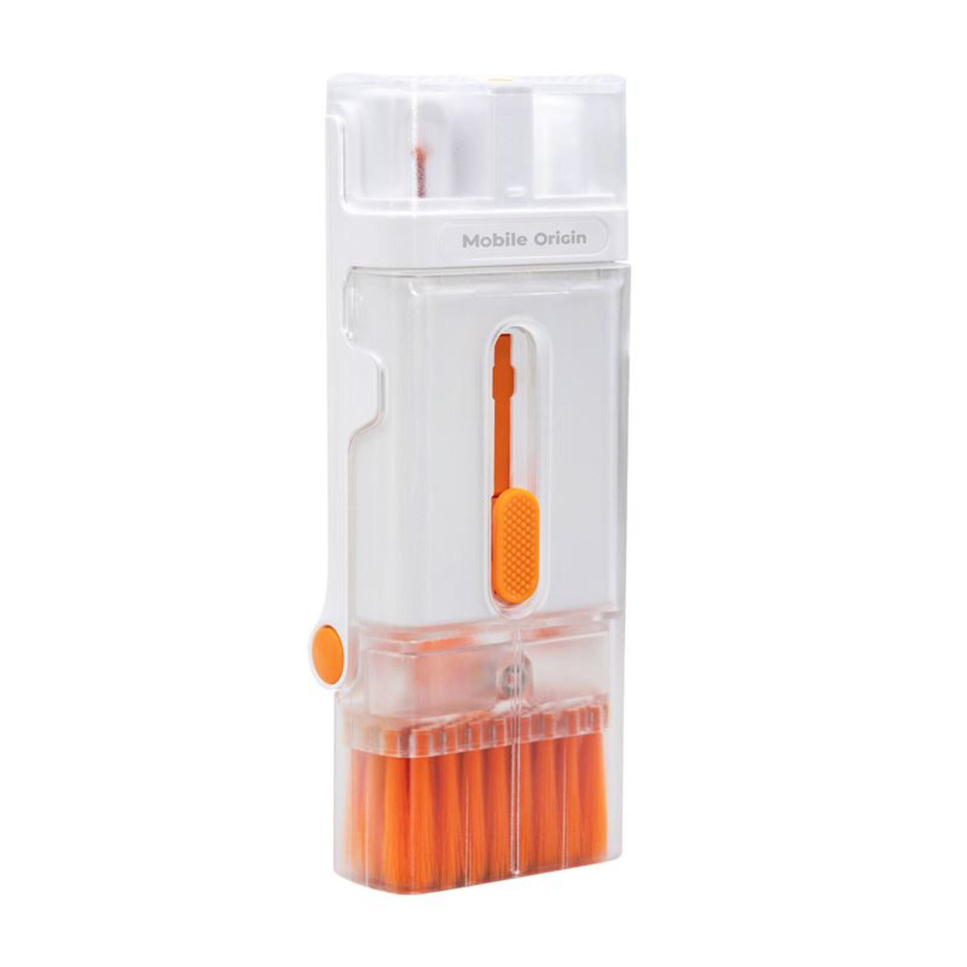 Reinigungsbürste, Küchenzubehör, Orangene Borsten, Kassette, Kleine Reinigungsbürste