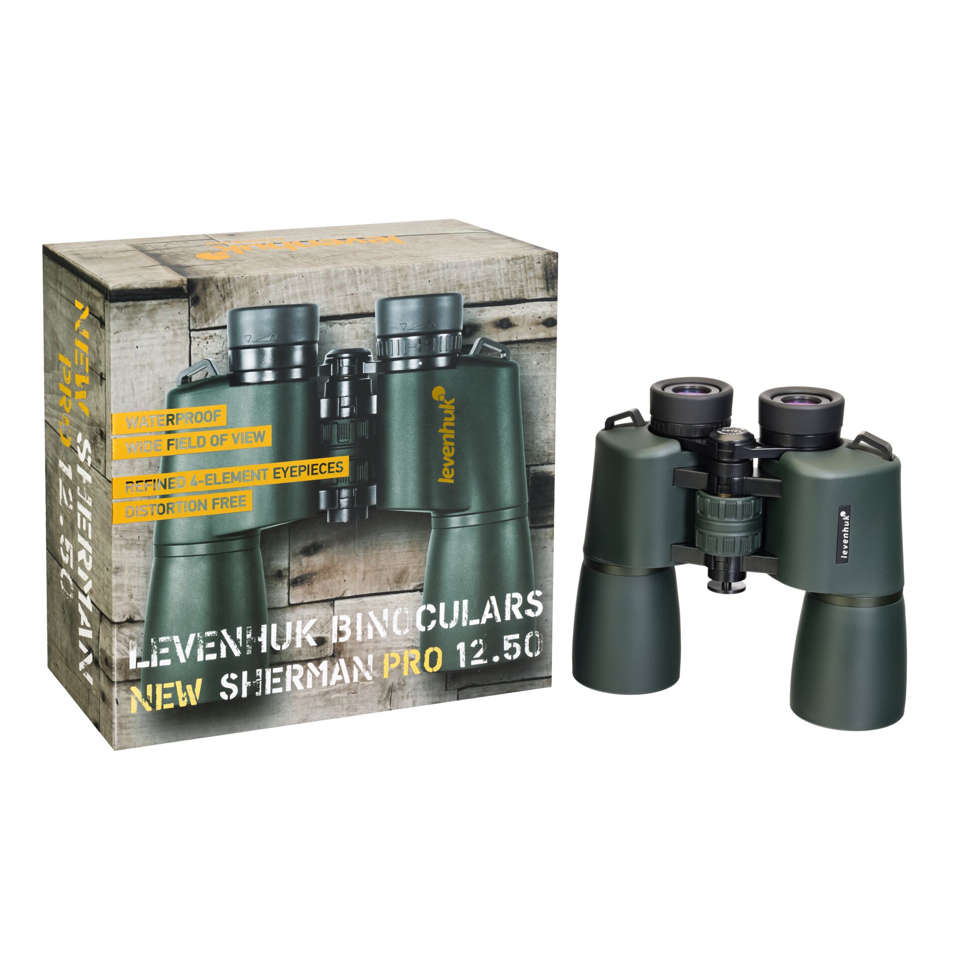 Fernglas, Binoculars, Dark-green, Wide-angle, Pro 12.50