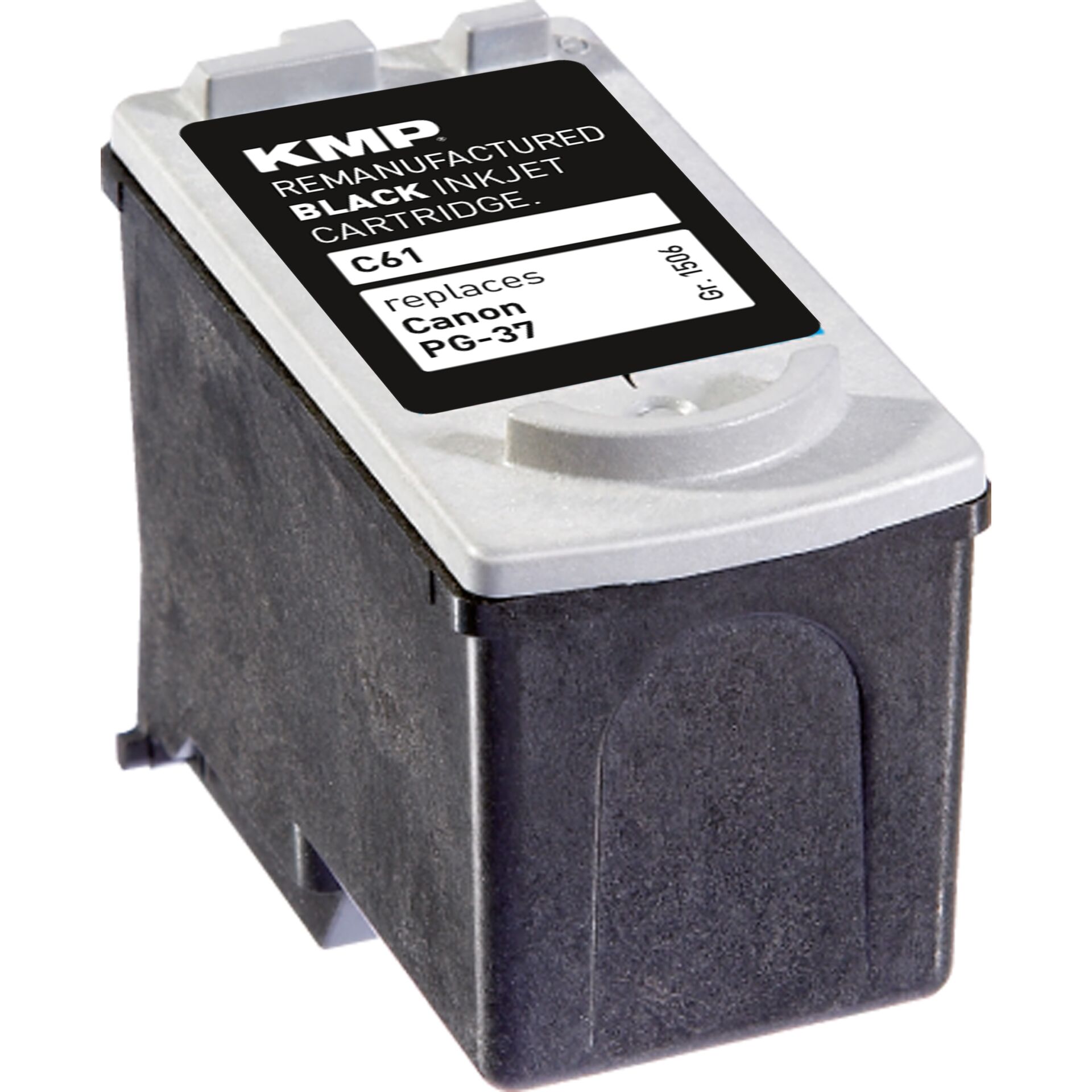 Computerausrüstung, Elektronik, Hardware, Tintenpatrone, Schwarz, Cartridge, Remanufactured, KMP